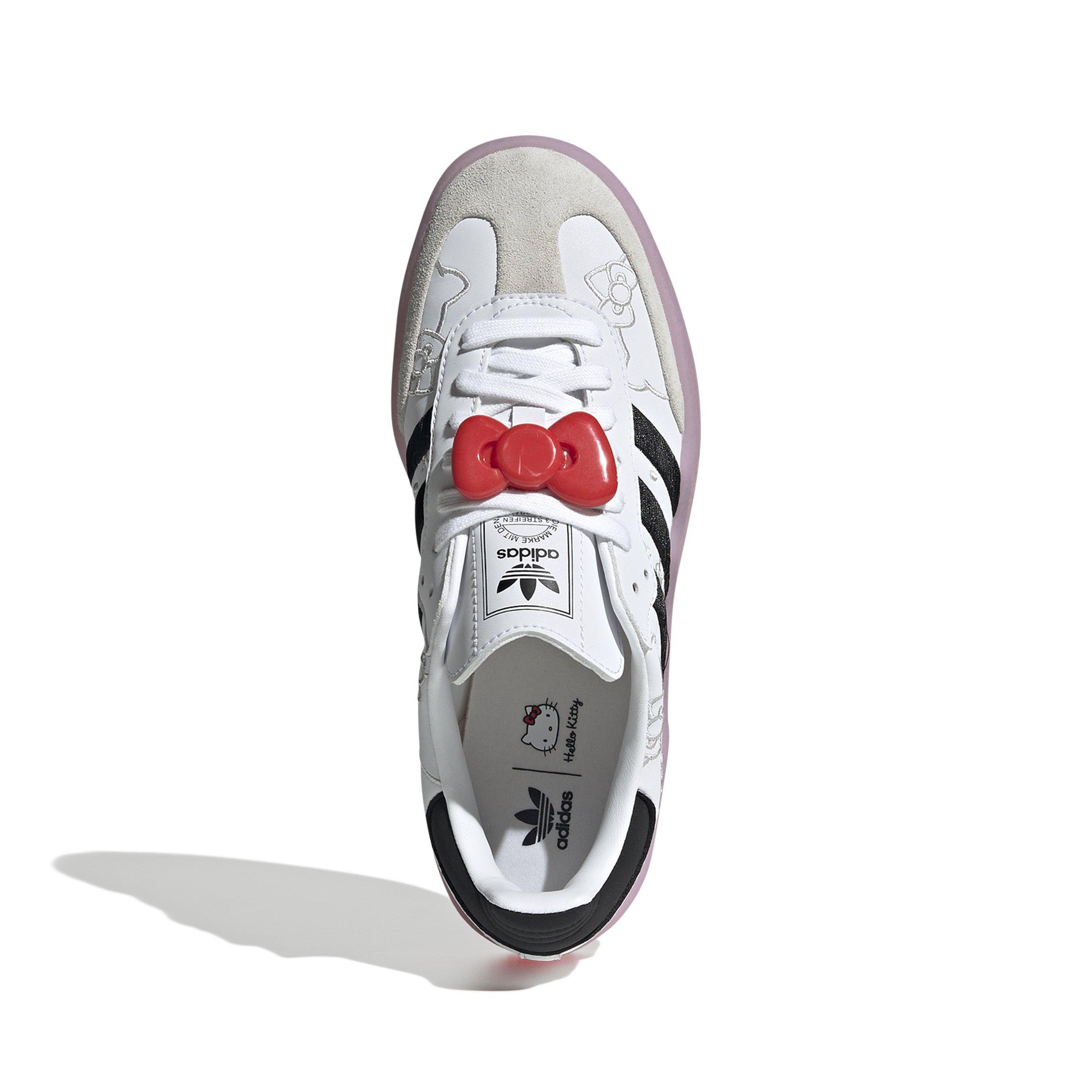 adidas Originals Sambae Hello Kitty "White/Pink" Women's Shoe - WHITE/PINK Thumbnail View 5