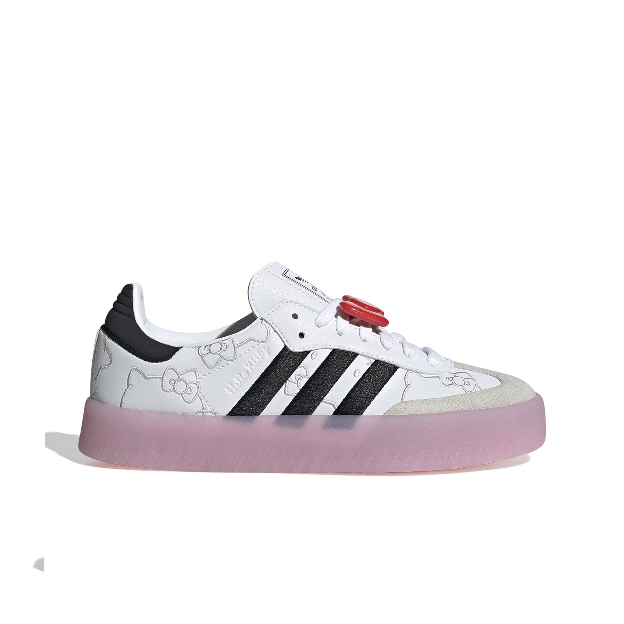 adidas Originals Sambae Hello Kitty White Pink Women s Shoe Hibbett