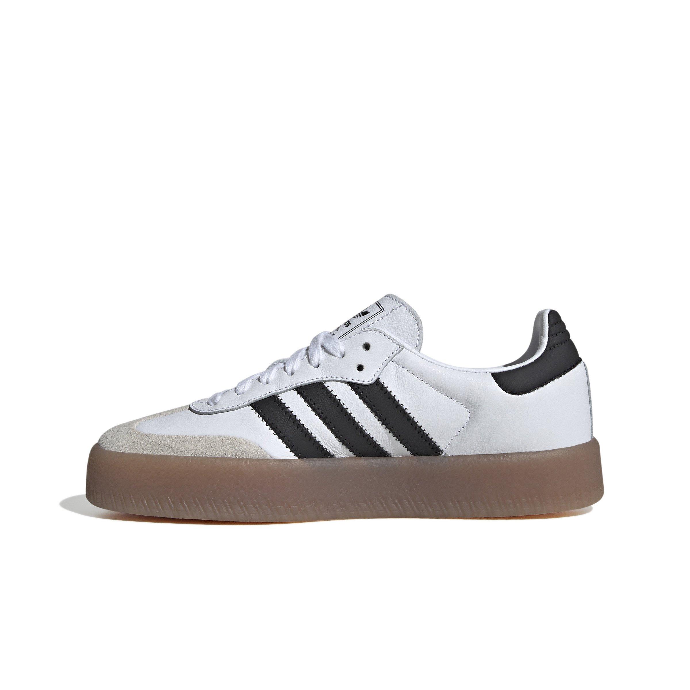adidas Originals Sambae "Cloud White/Core Black/Gold Metallic" Women's Shoe - WHITE/BLACK Thumbnail View 2