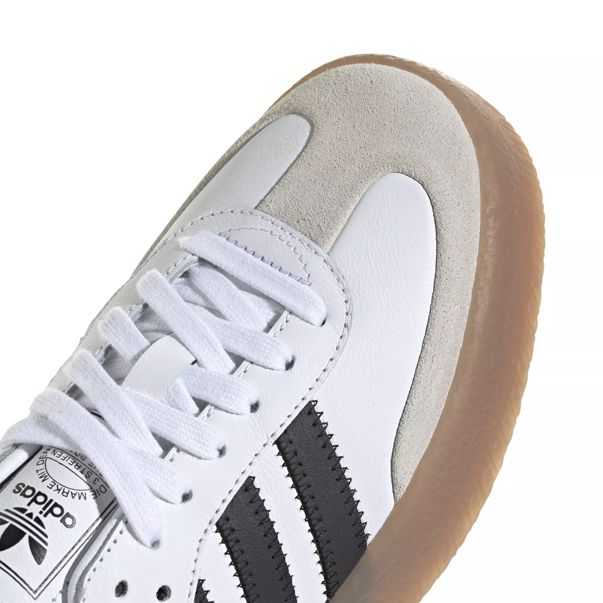 adidas Originals Sambae "Cloud White/Core Black/Gold Metallic" Women's Shoe - WHITE/BLACK