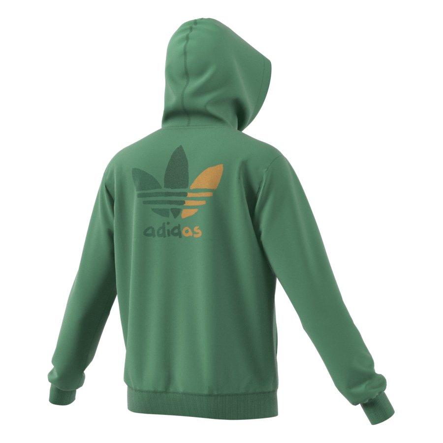 adidas Men's Trefoil Series Sport Pullover Hoodie - GREEN