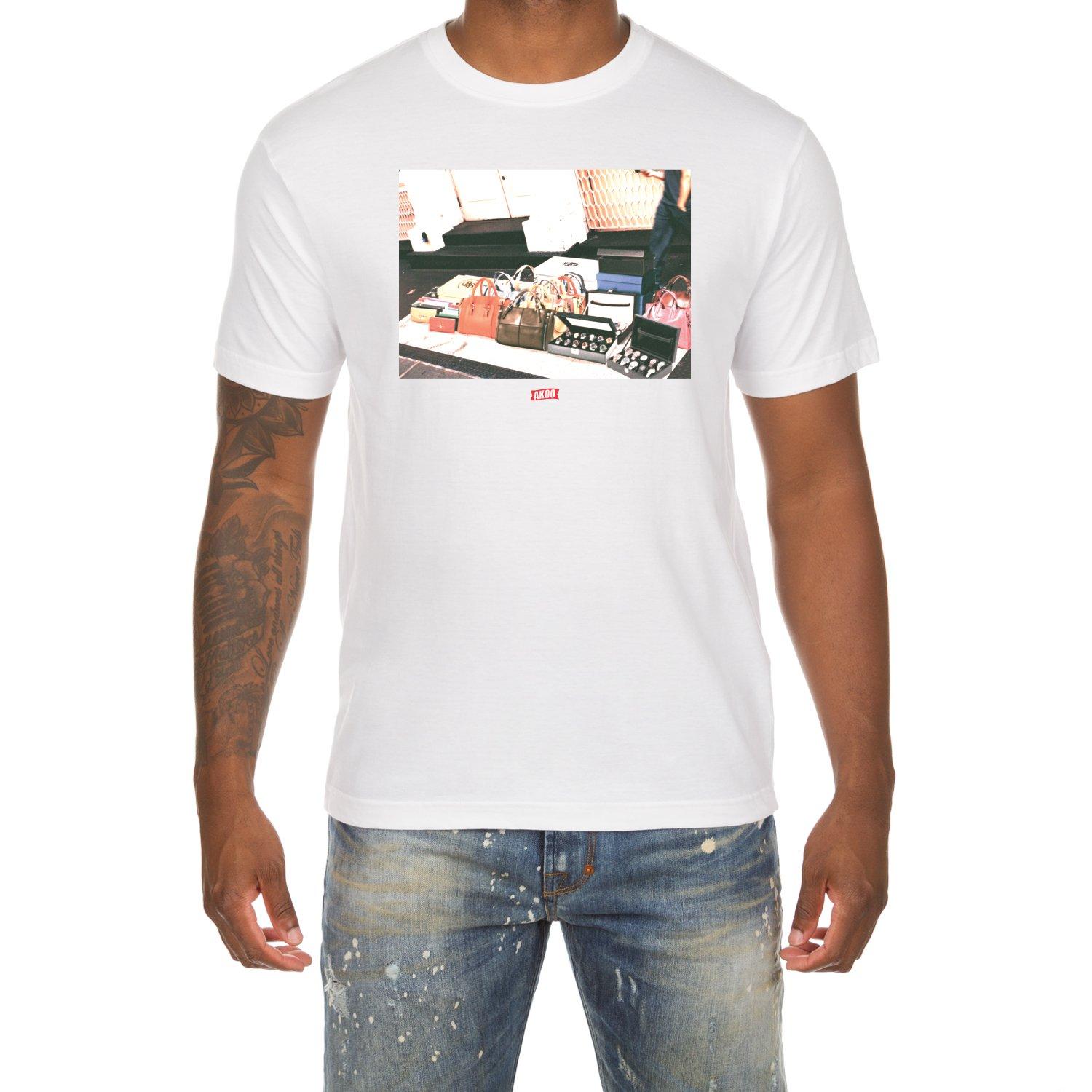 AKOO Men's Bam Tee - White - WHITE