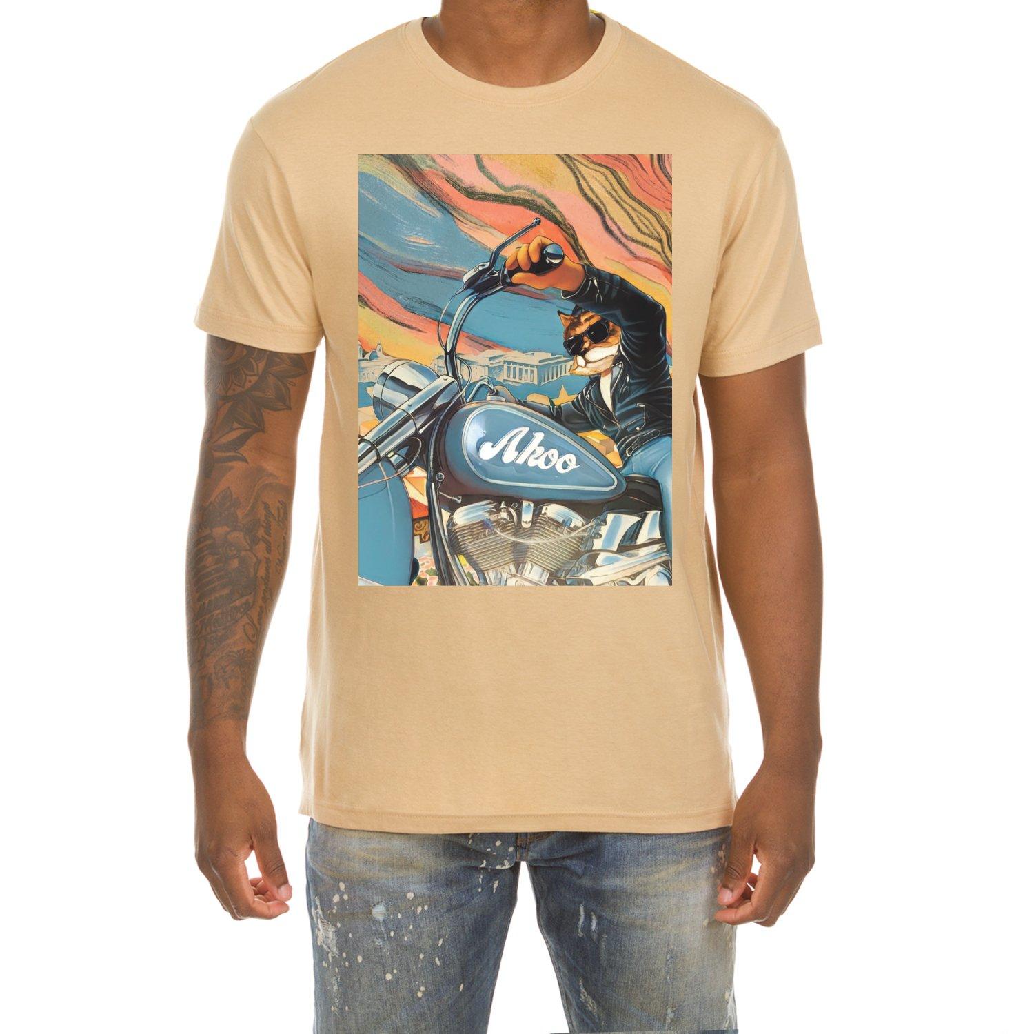 AKOO Men's Cross Country Tee - Sand - SAND