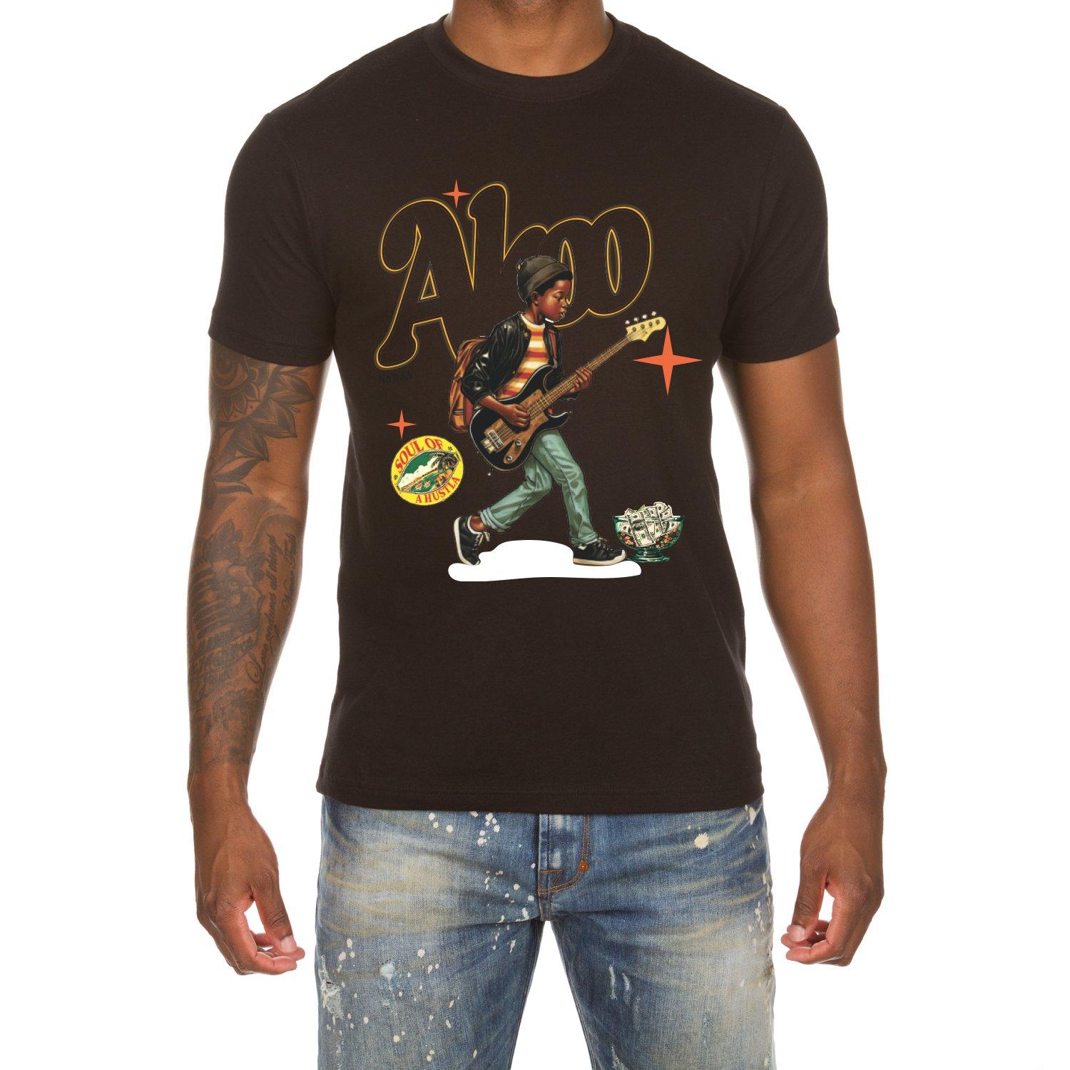 AKOO Hustlers Passion Men's Black Tee