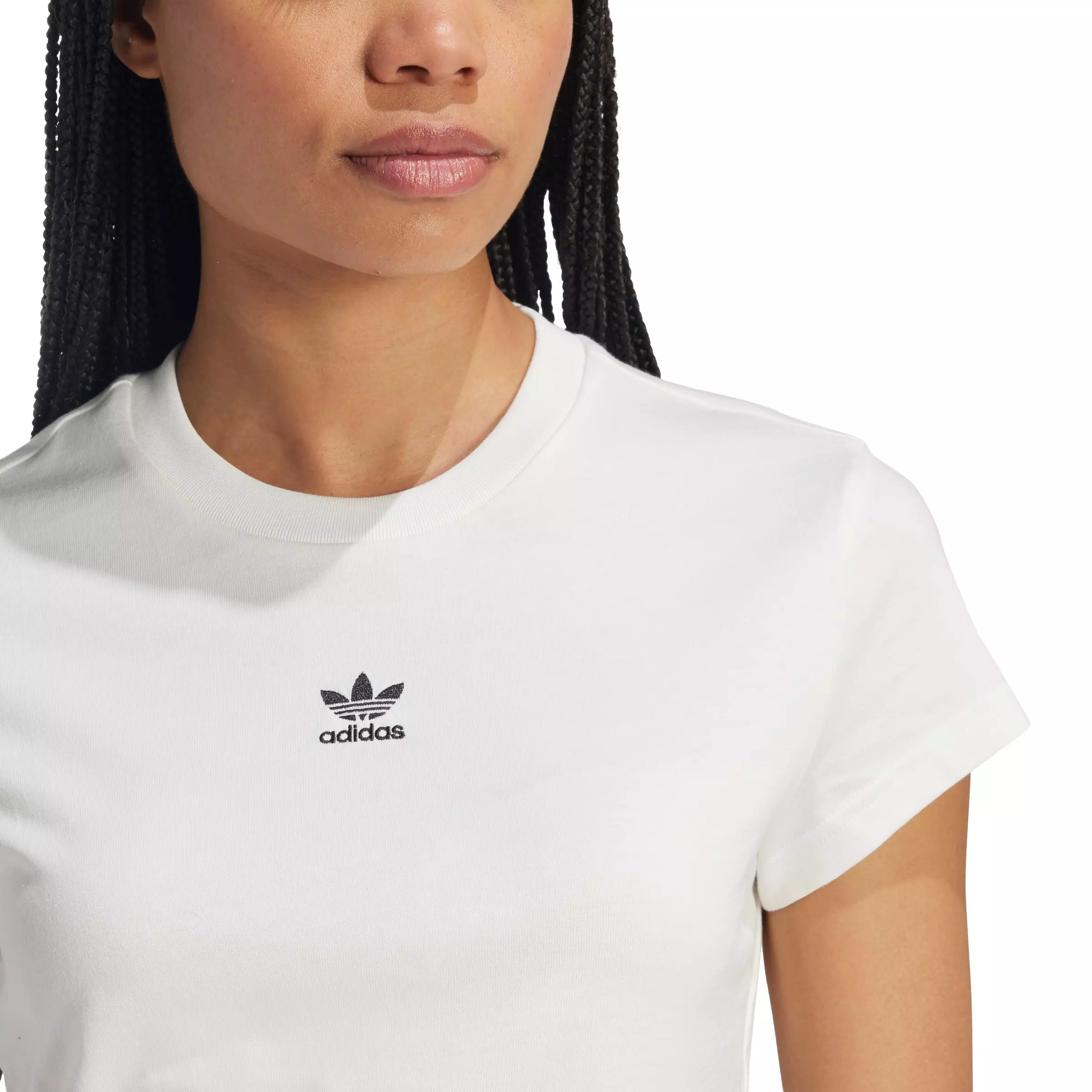 adidas Women's Essentials Slim Tee - WHITE