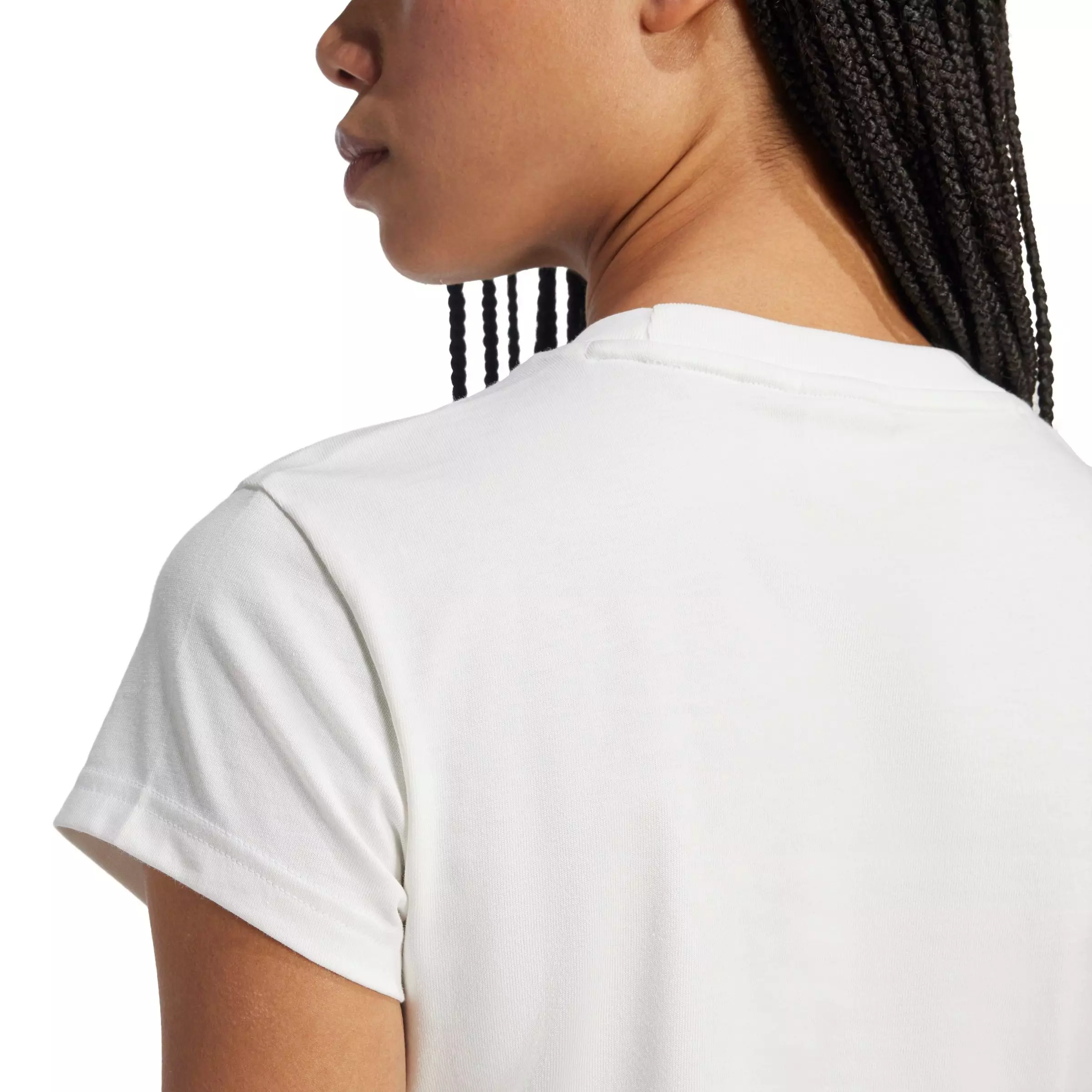 adidas Women's Essentials Slim Tee - WHITE