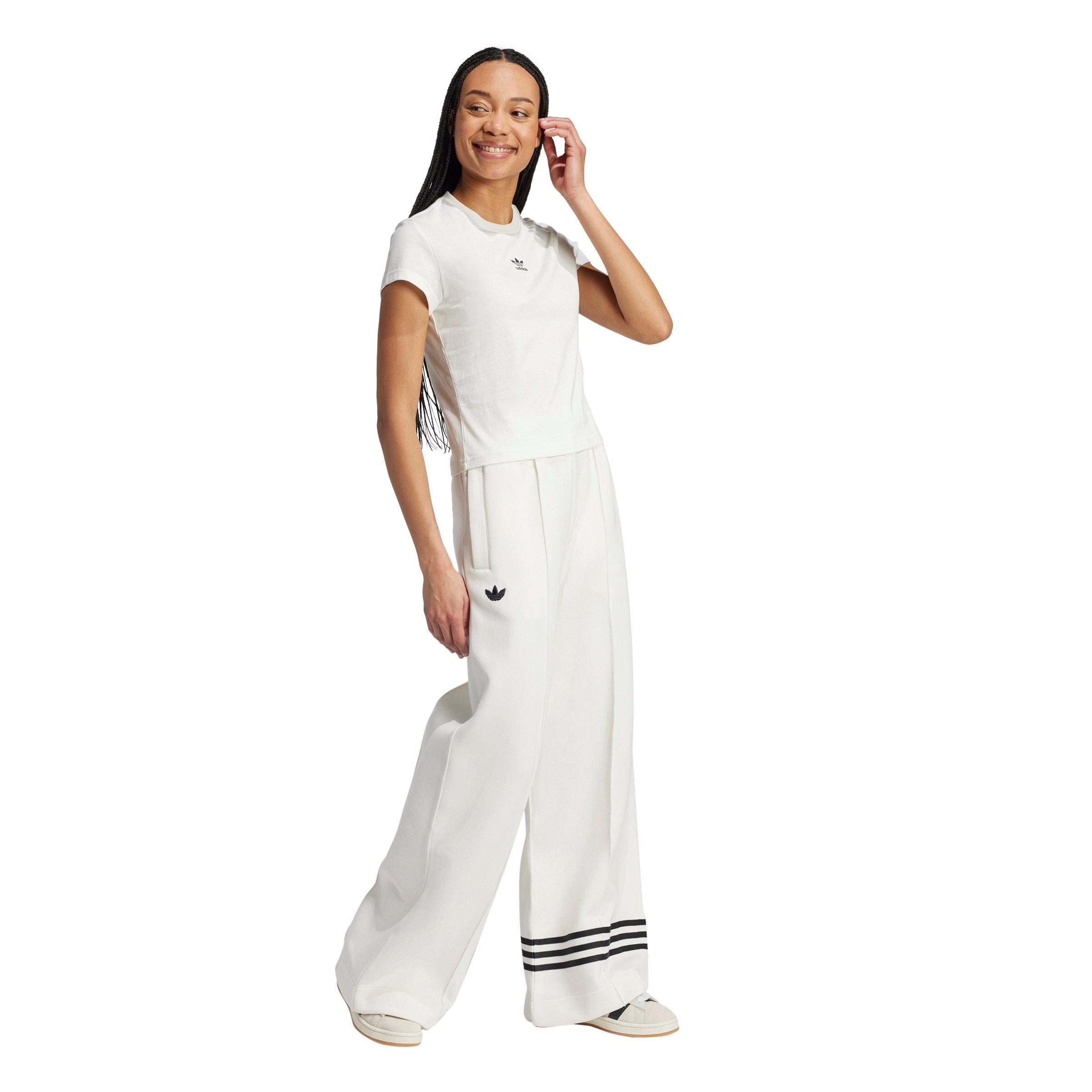 adidas Women's Essentials Slim Tee - WHITE Thumbnail View 6