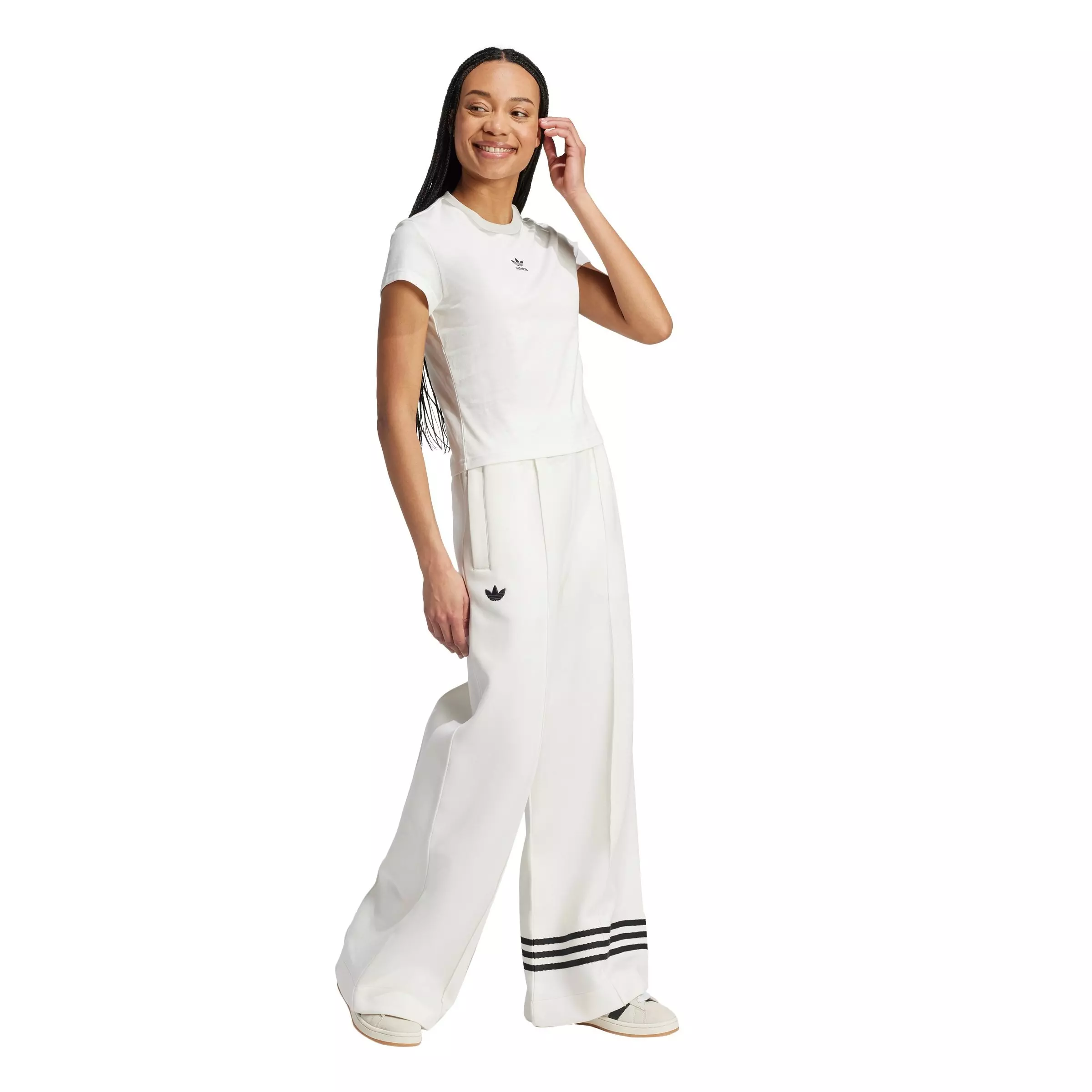 adidas Women's Essentials Slim Tee - WHITE