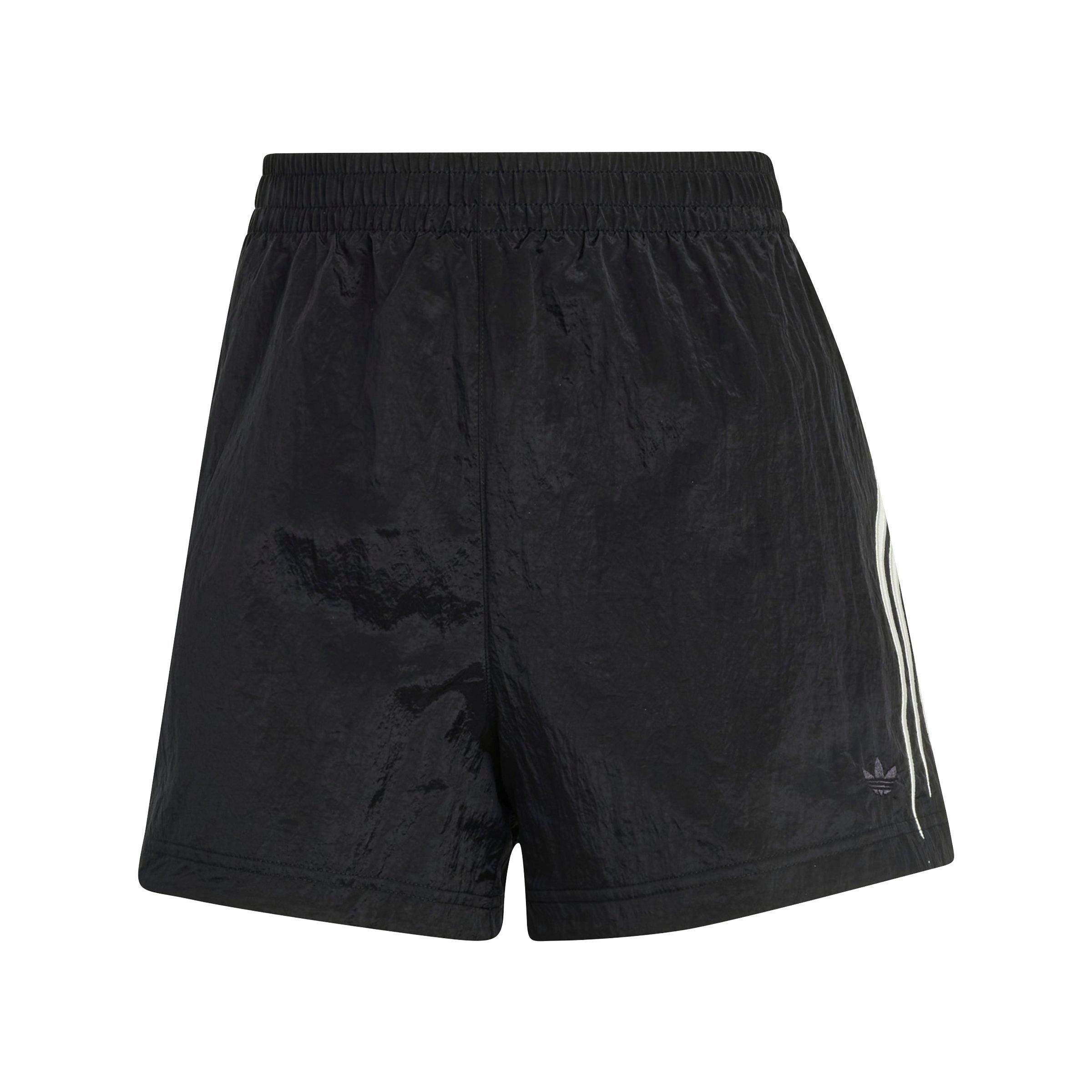 adidas Women's Atlanta Cutline Nylon Windbreaker Shorts - BLACK Thumbnail View 6