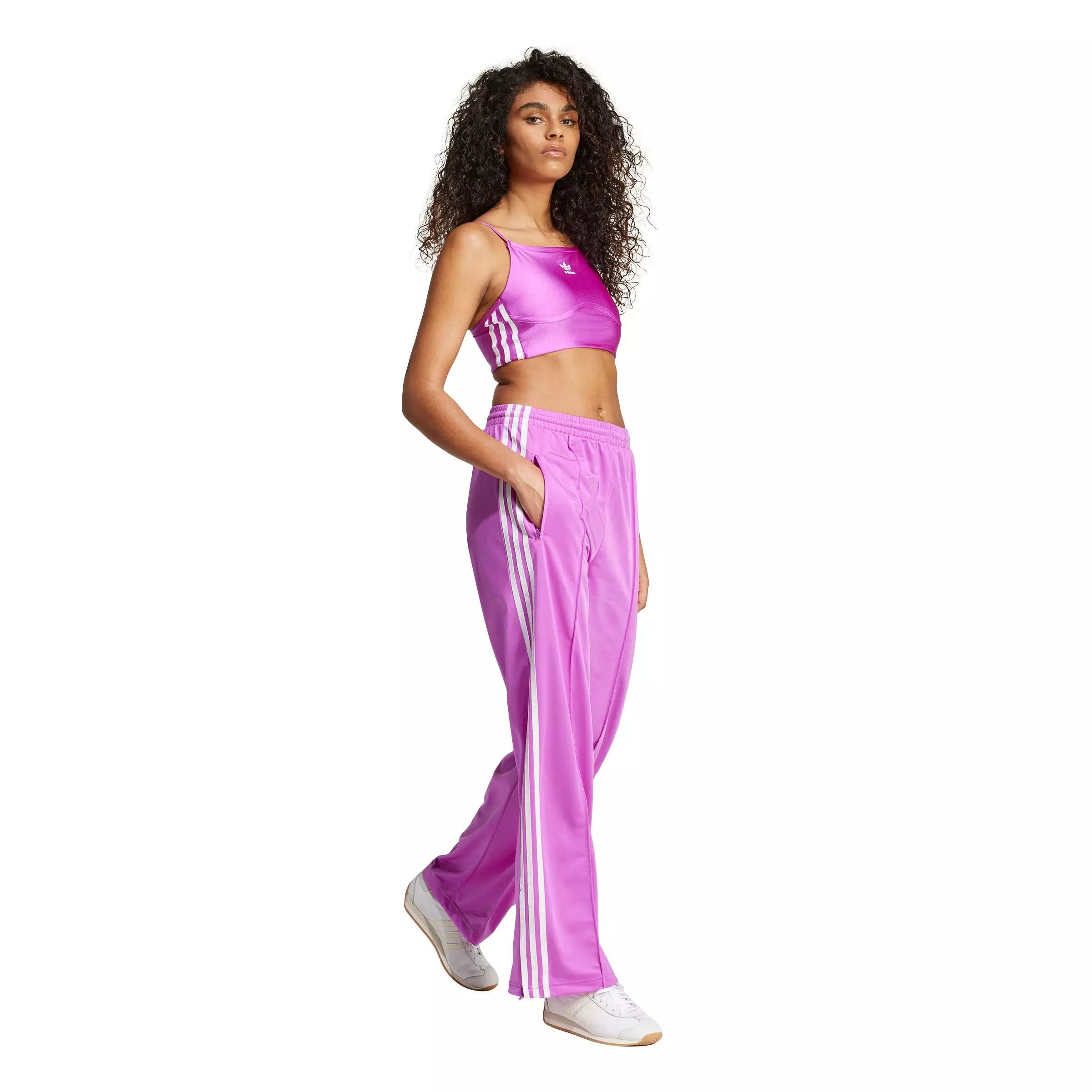adidas Women's Firebird Loose Track Pants - PURPLE