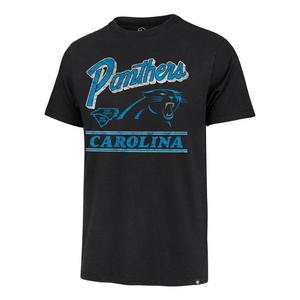 ‘47 Men’s Carolina Panthers Short Sleeve Tee-Black