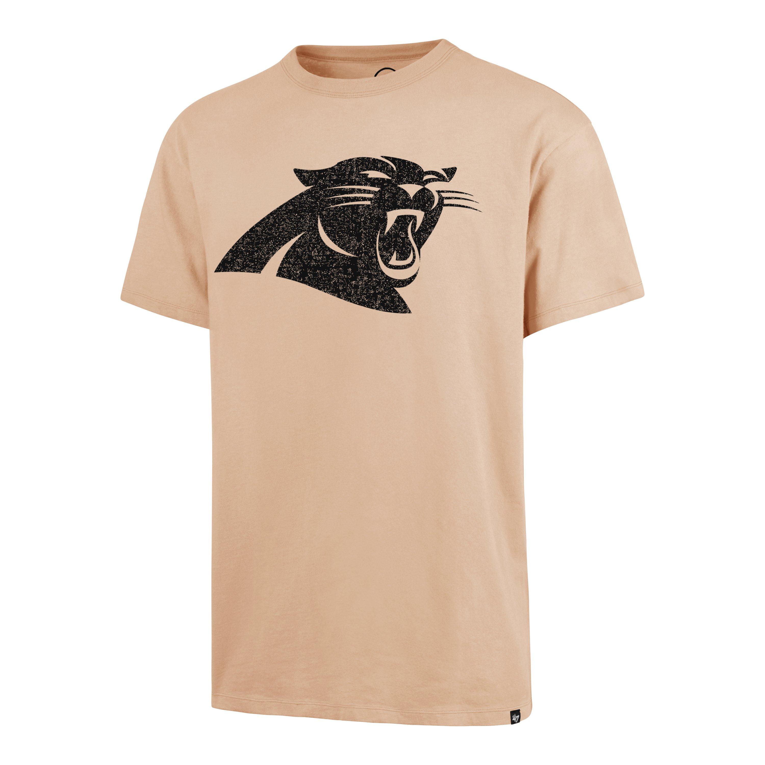 &lsquo;47 Men&rsquo;s Carolina Panthers Short Sleeve Tee-Khaki - KHAKI Thumbnail View 1