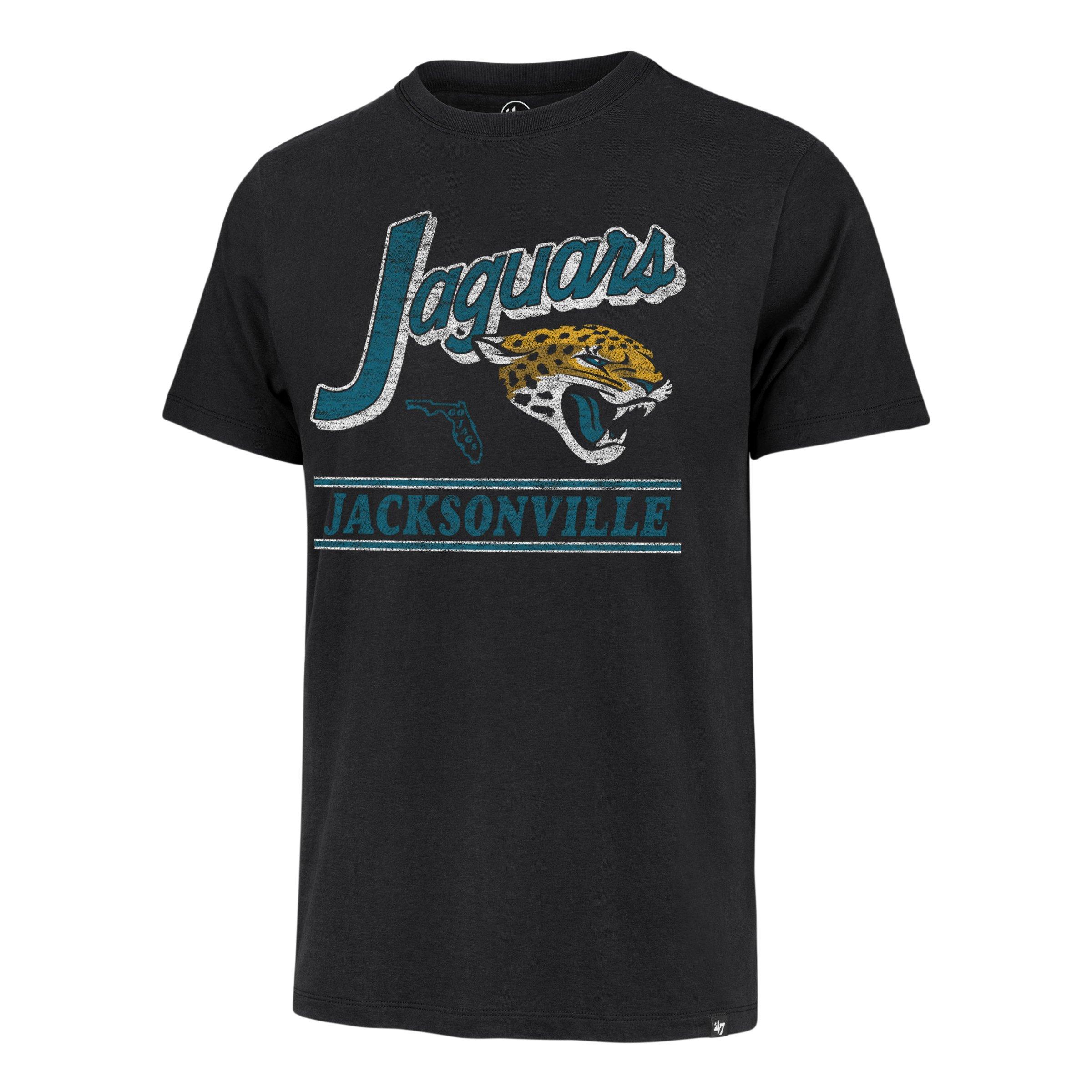 &lsquo;47 Men&rsquo;s Jacksonville Jaguars Short Sleeve Tee-Black - BLACK Thumbnail View 1