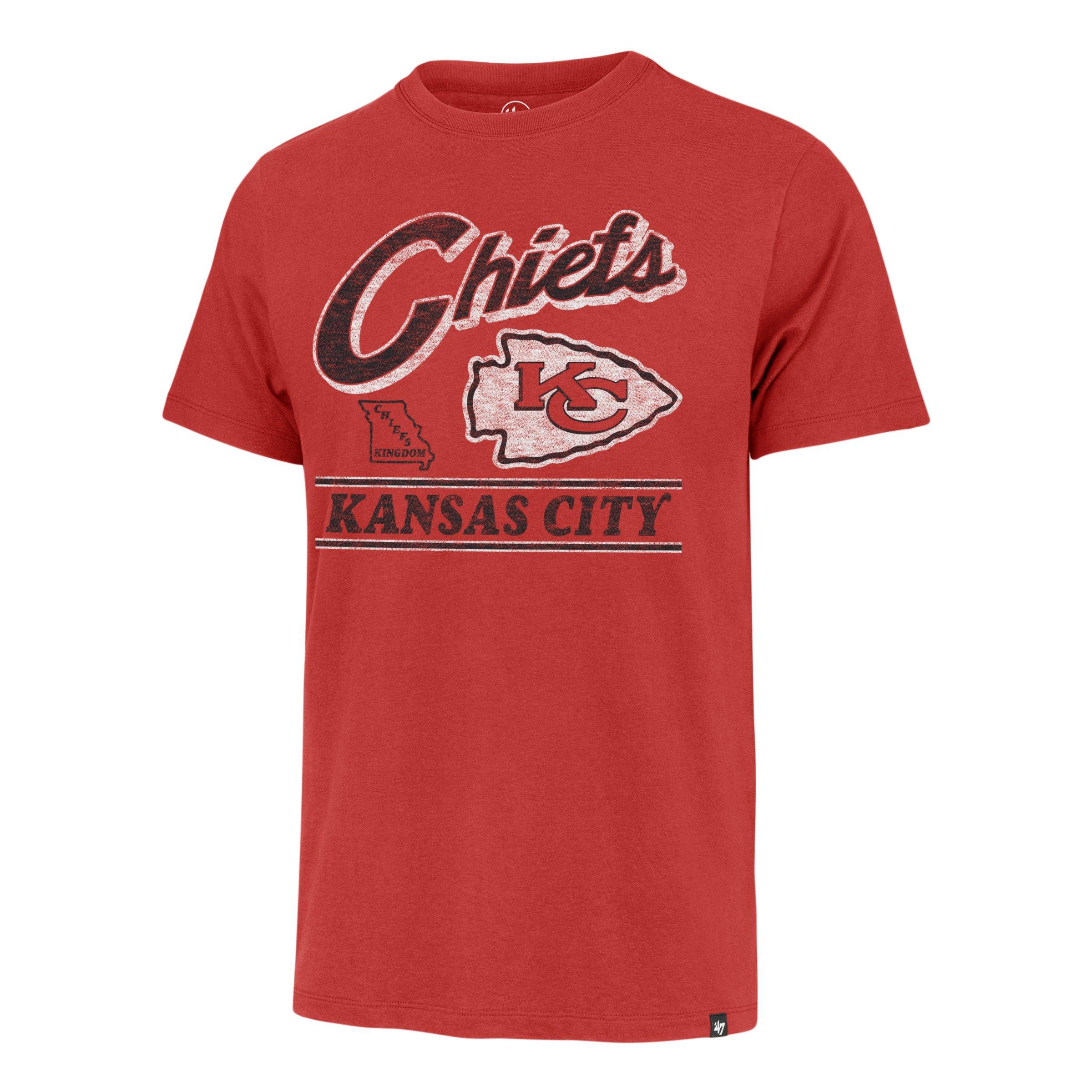 &lsquo;47 Men&rsquo;s Kansas City Chiefs Short Sleeve Tee-Red - RED Thumbnail View 1