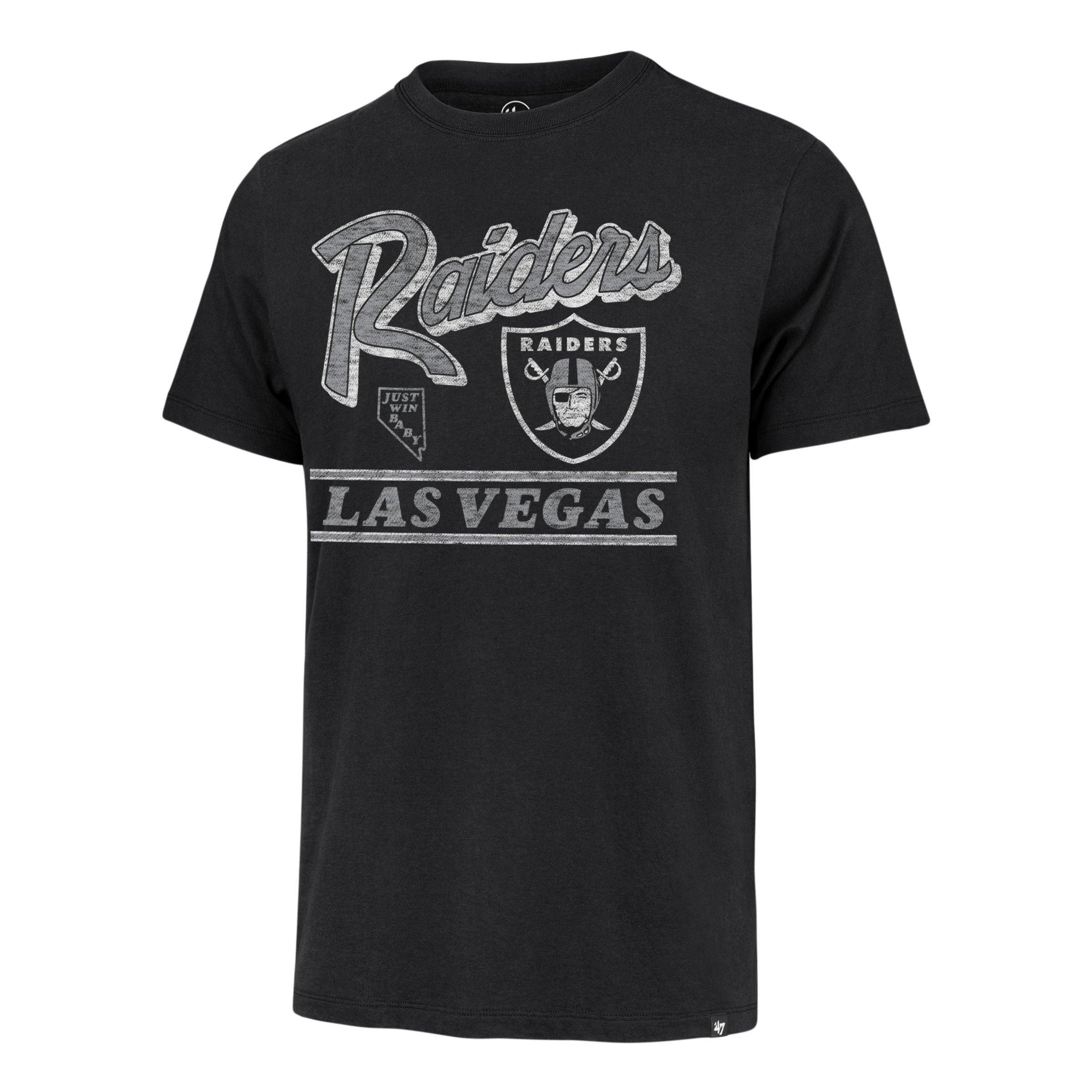 &lsquo;47 Men&rsquo;s Las Vegas Raiders Short Sleeve Tee-Black - BLACK Thumbnail View 1