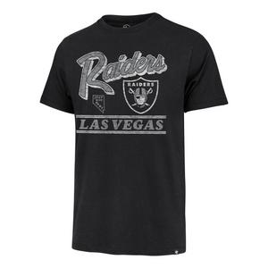 ‘47 Men’s Las Vegas Raiders Short Sleeve Tee-Black