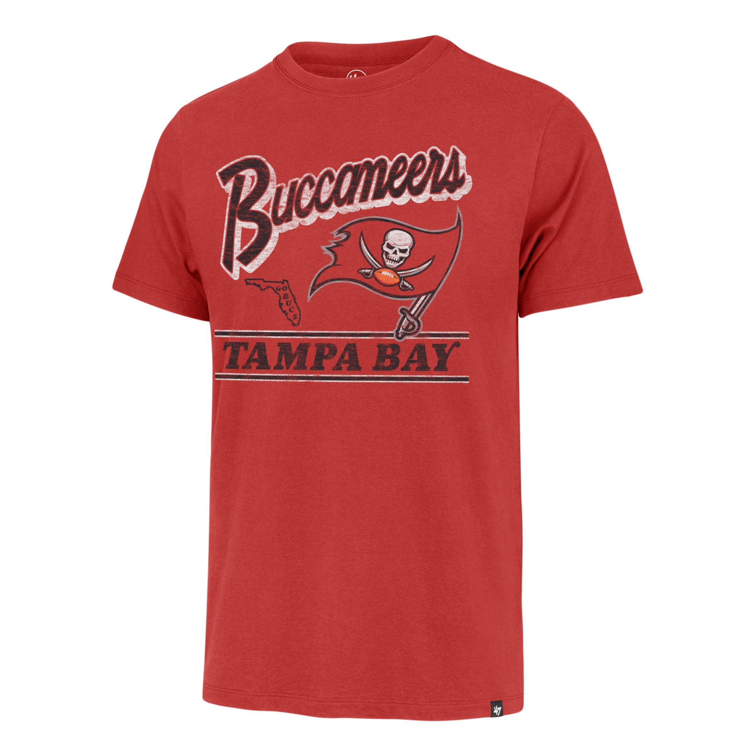 &lsquo;47 Men&rsquo;s Tampa Bay Buccaneers Short Sleeve Tee-Red - RED Thumbnail View 1