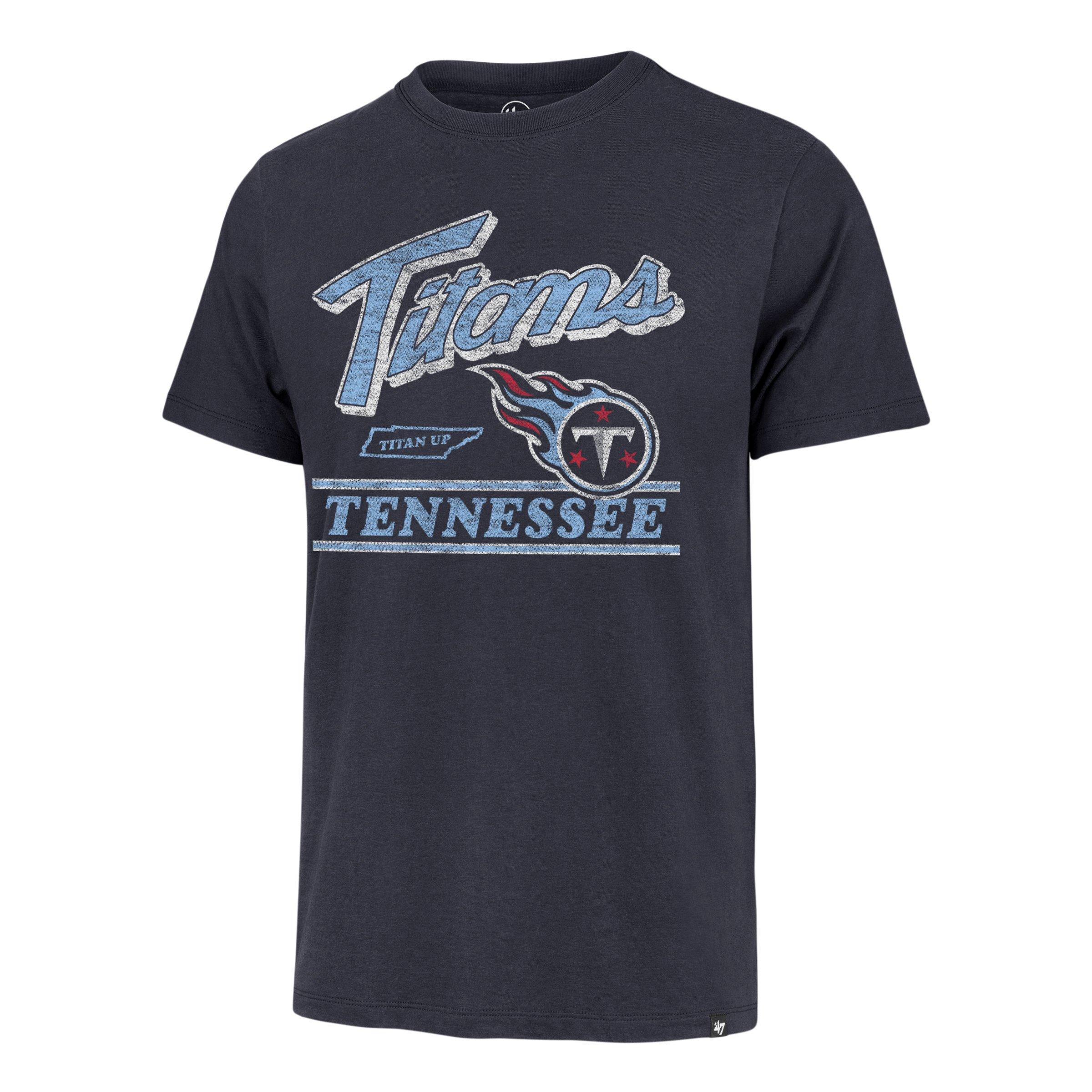 &lsquo;47 Men&rsquo;s Tennessee Titans Short Sleeve Tee - Blue - BLUE Thumbnail View 1