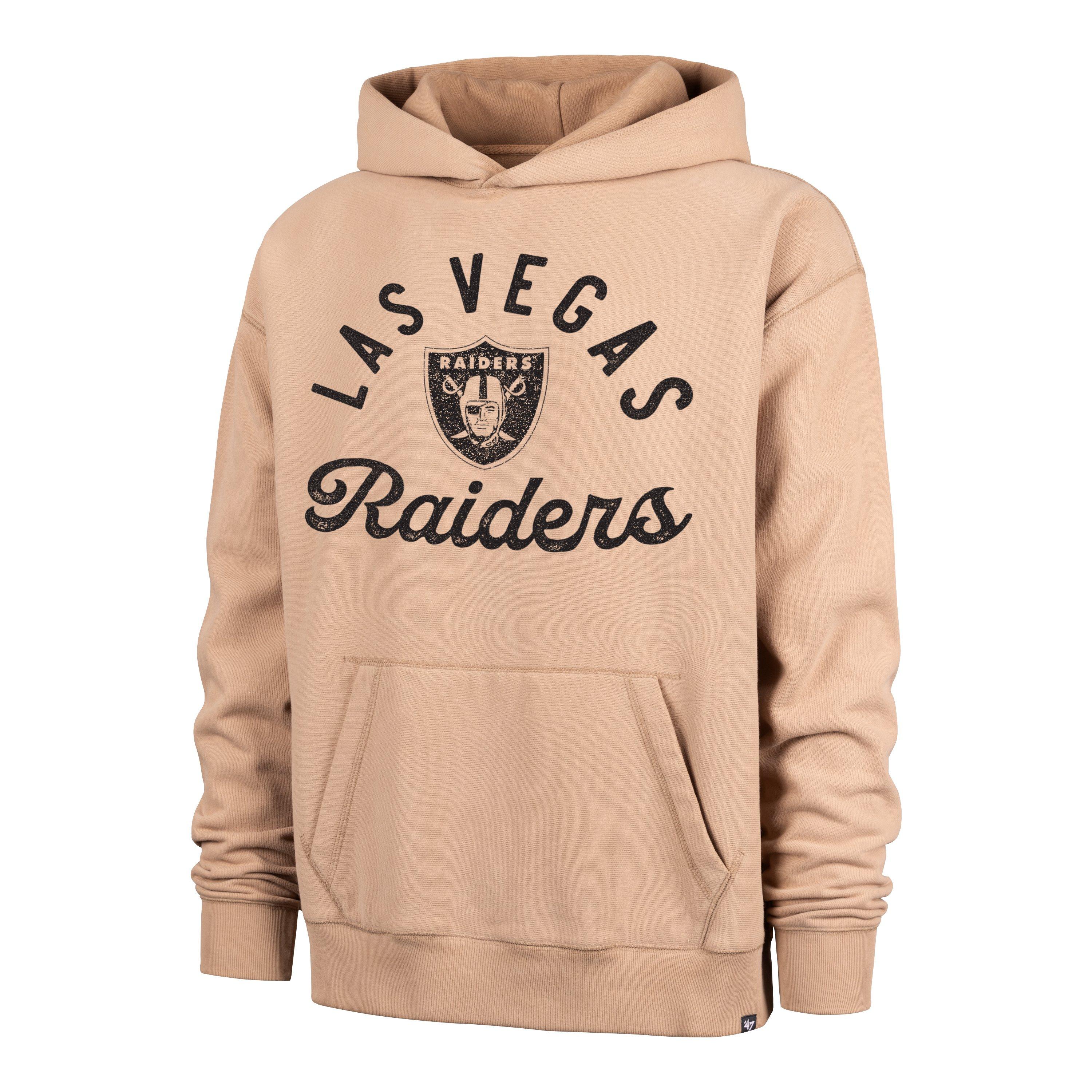 &lsquo;47 Men's Las Vegas Raiders '24 Fleece Hoodie-Khaki - KHAKI Thumbnail View 1