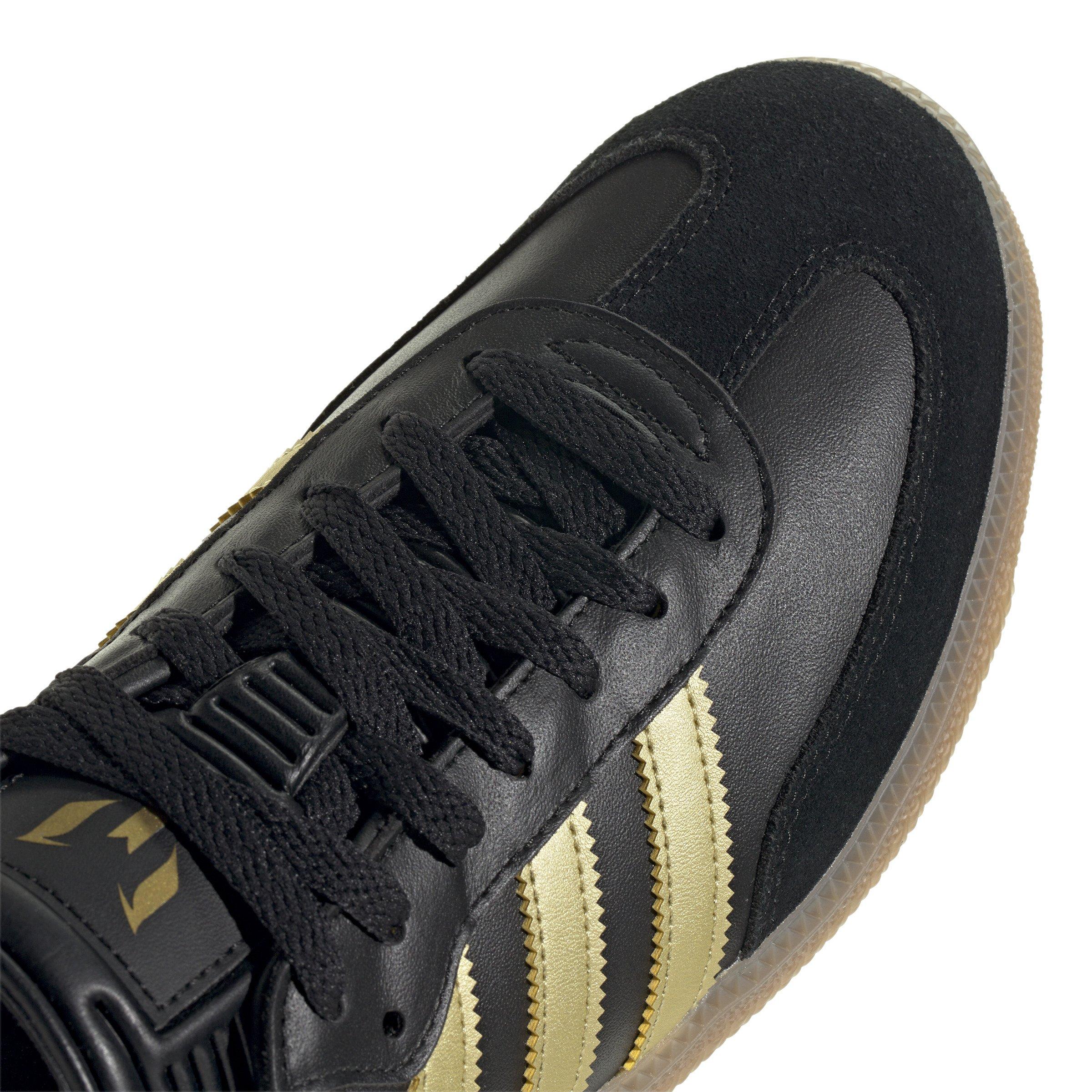 adidas Originals Samba Messi "Core Black/Gold Metallic" Men's Soccer Shoe - BLACK/GOLD
