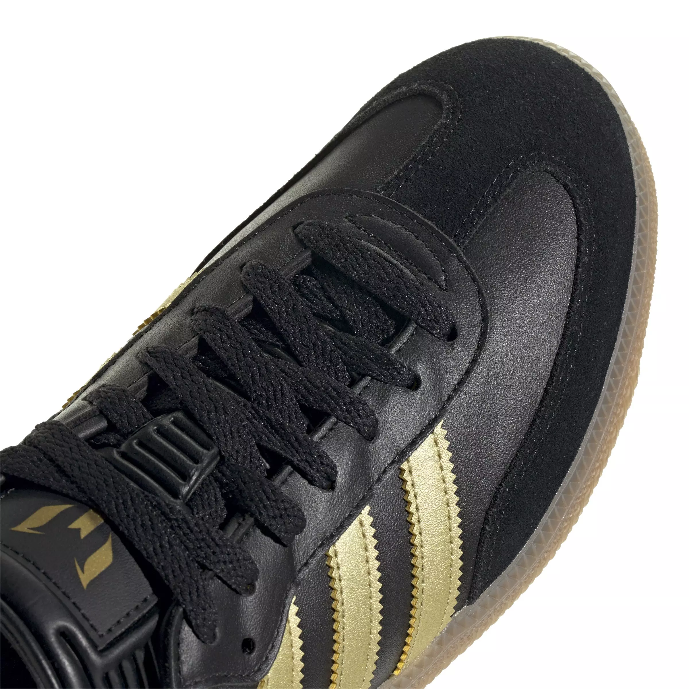 adidas Originals Samba Messi "Core Black/Gold Metallic" Men's Soccer Shoe - BLACK/GOLD