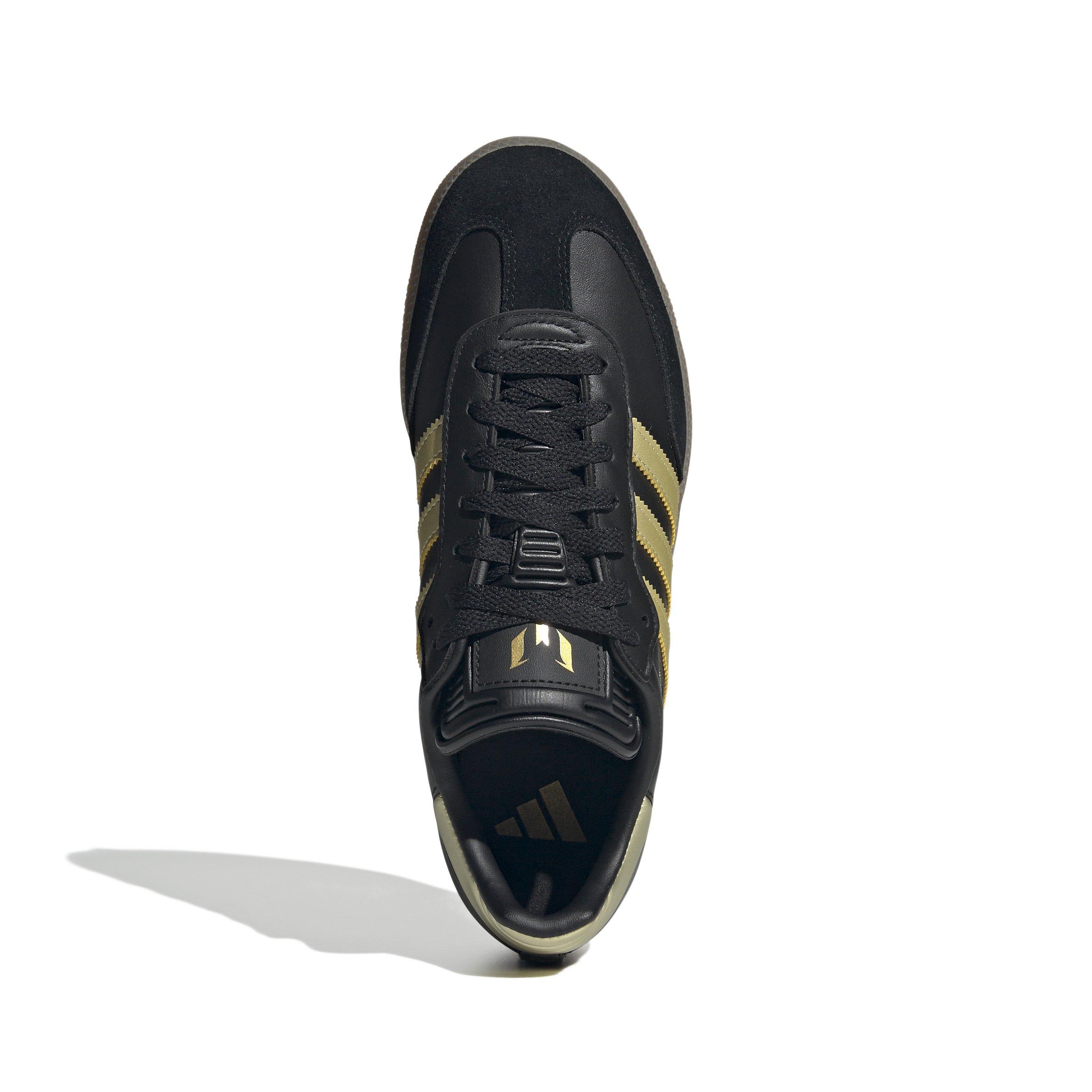 adidas Originals Samba Messi "Core Black/Gold Metallic" Men's Soccer Shoe - BLACK/GOLD