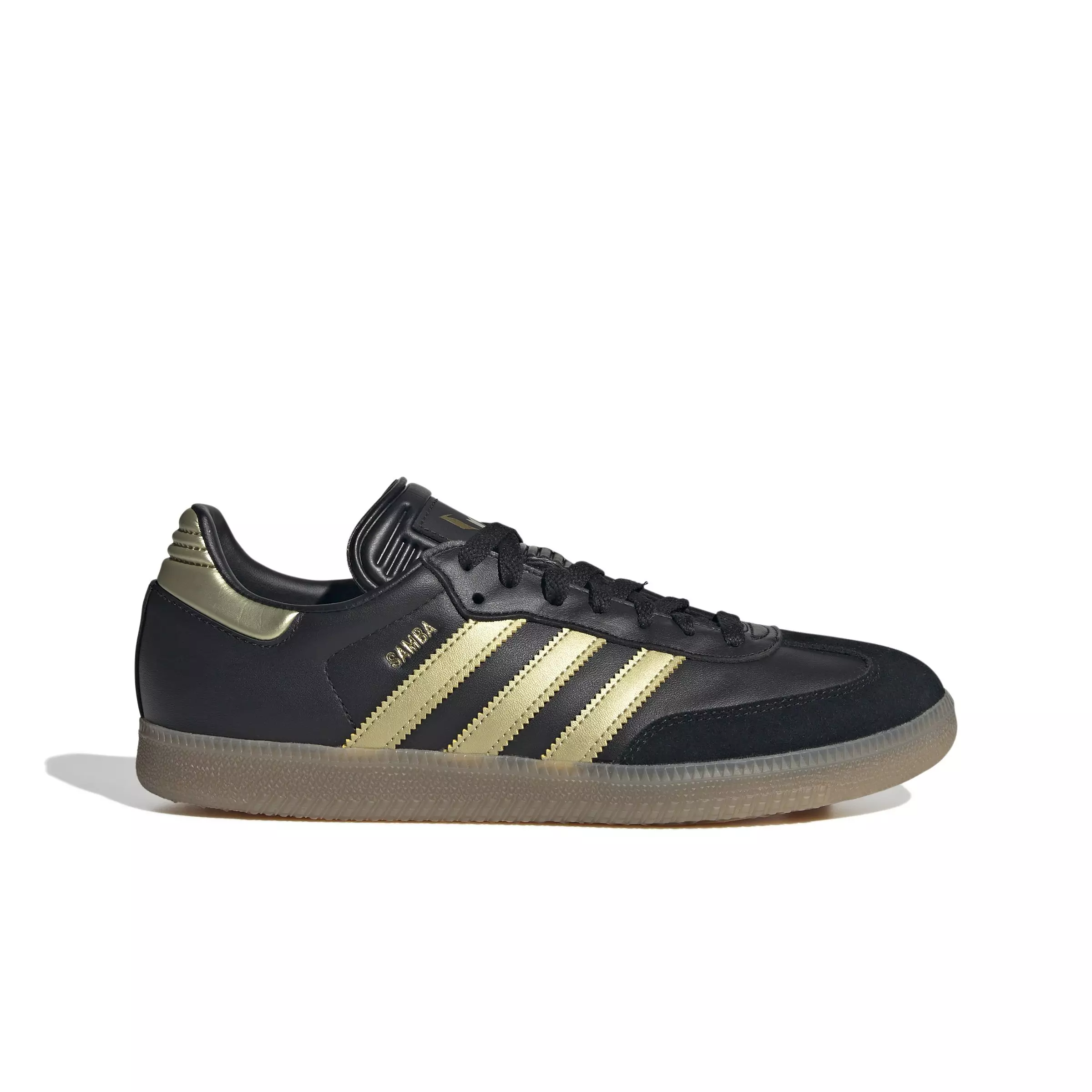 adidas Originals Samba Messi "Core Black/Gold Metallic" Men's Soccer Shoe - BLACK/GOLD