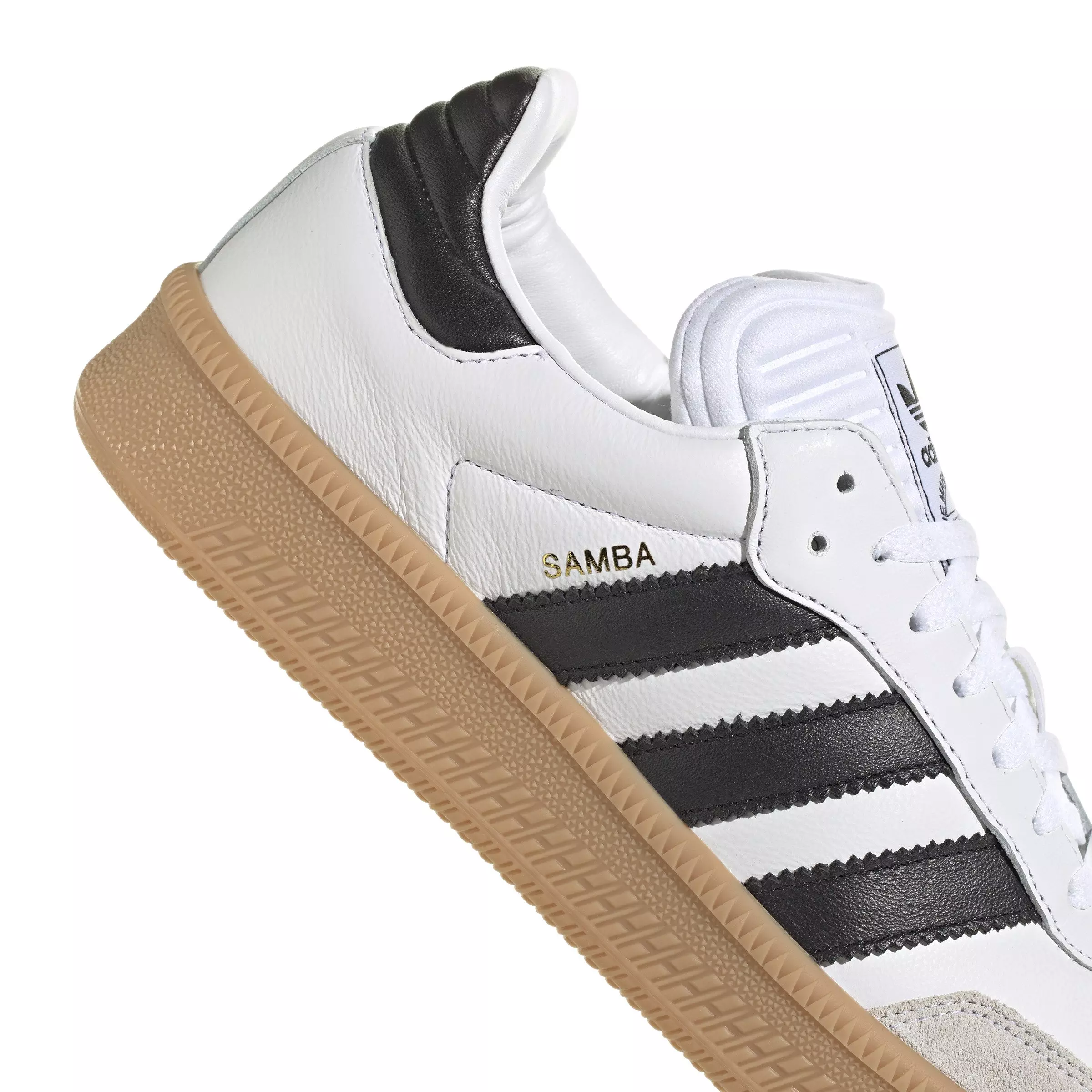 adidas Originals Samba XLG "Ftwr White/Core Black/Gum" Men's Shoe - WHITE/BLACK