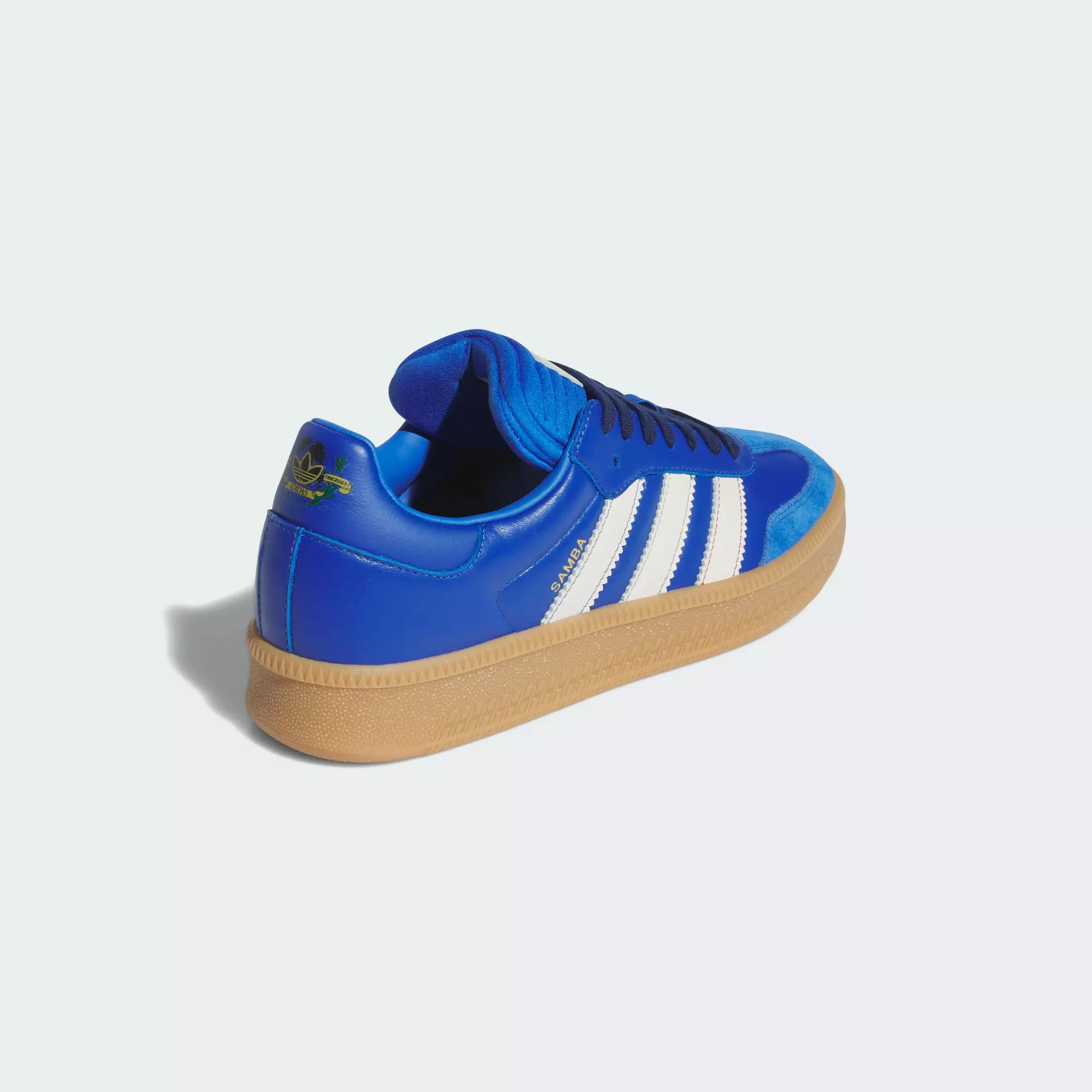 adidas Originals Samba XLG "Blue/Cloud White/Gum" Men's Shoe - BLUE/WHITE