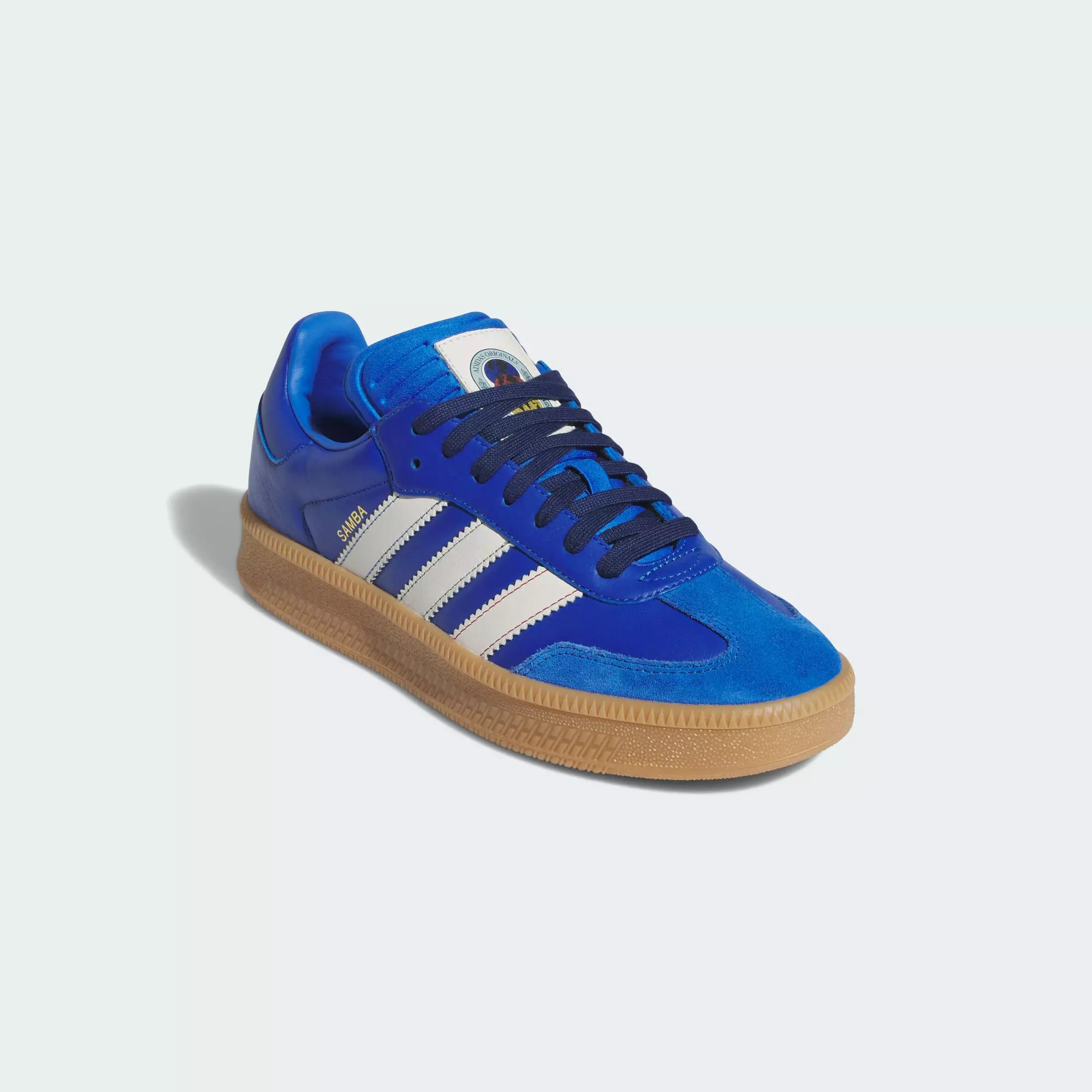 adidas Originals Samba XLG "Blue/Cloud White/Gum" Men's Shoe - BLUE/WHITE