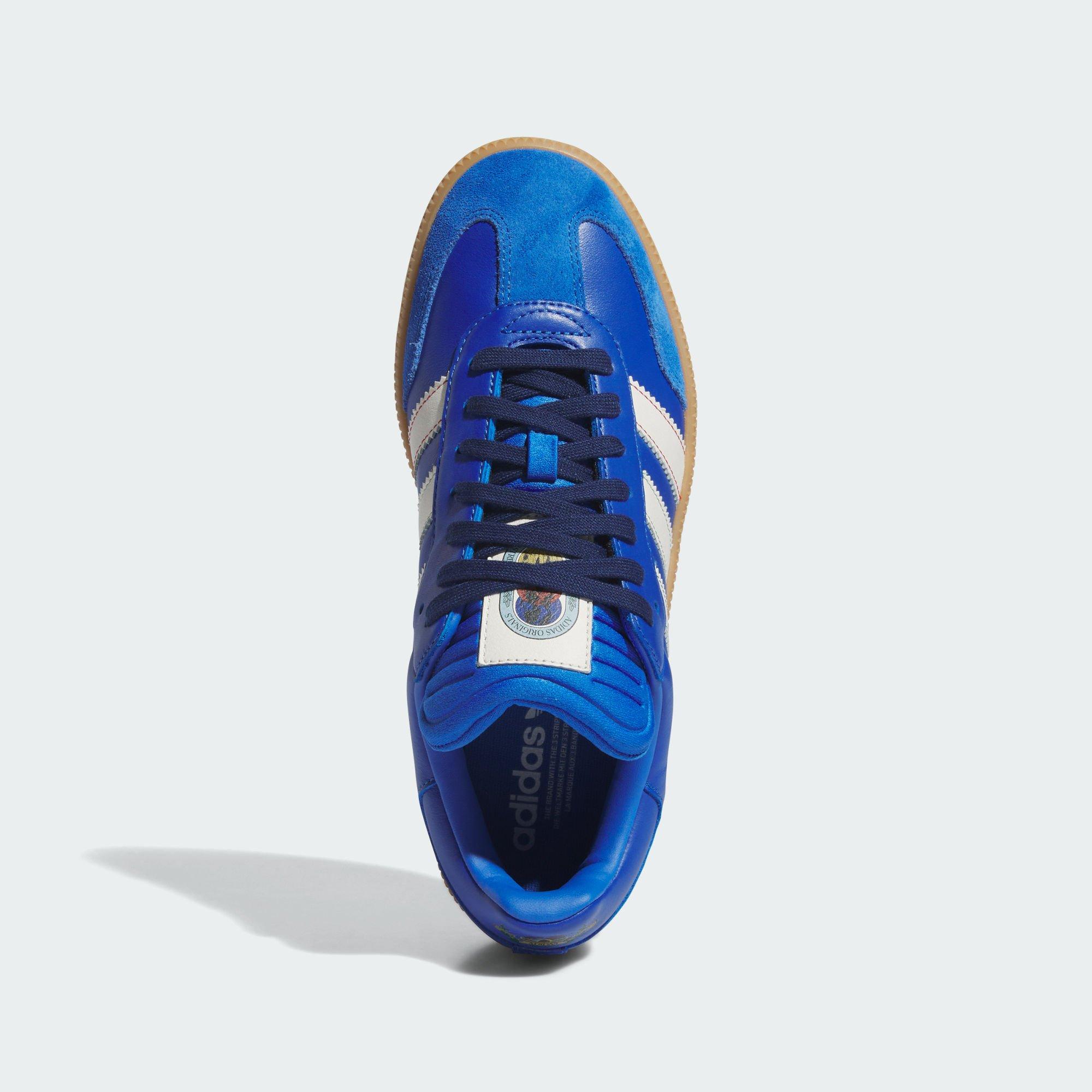 adidas Originals Samba XLG "Blue/Cloud White/Gum" Men's Shoe - BLUE/WHITE
