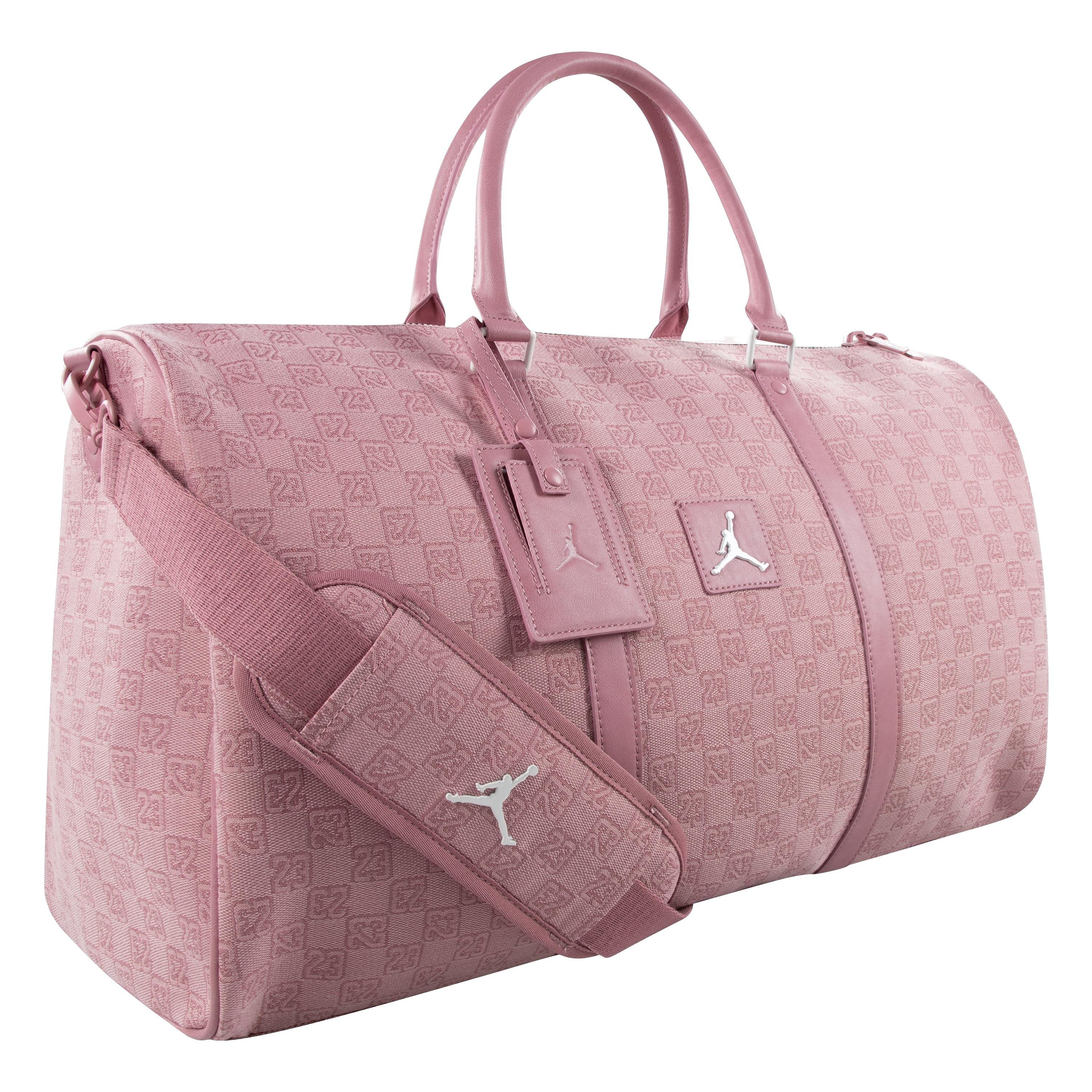Jordan Monogram Large Duffle Pink Bag