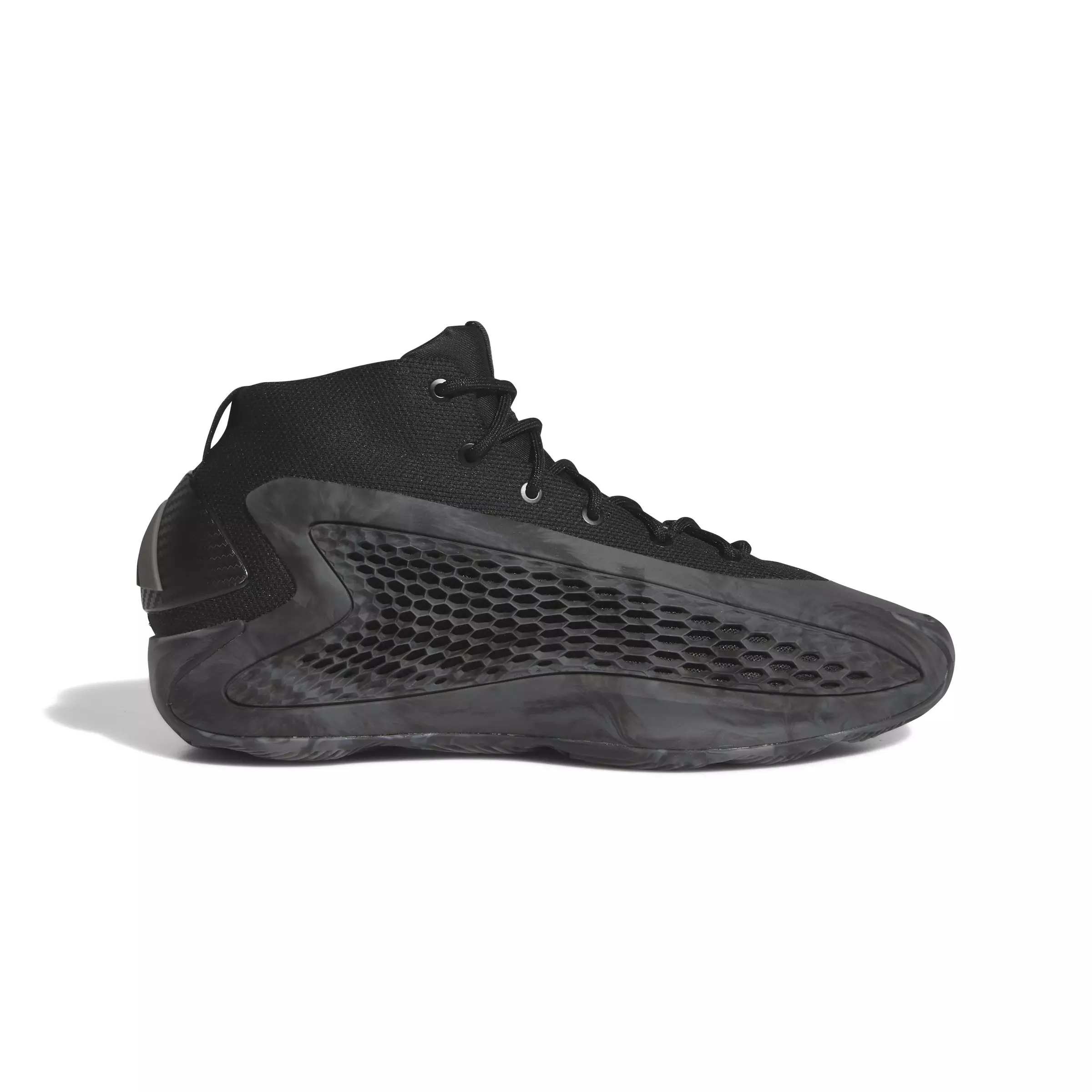 adidas Anthony Edwards 1 Men's Basketball Shoe - BLACK/GREY