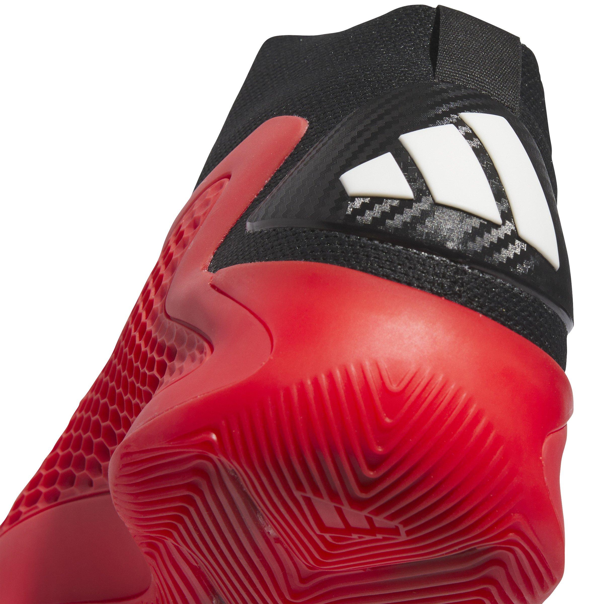 adidas Anthony Edwards 1 "Pure Ruby" Men's Basketball Shoe - BLACK/RED/CLOUD WHITE Thumbnail View 4