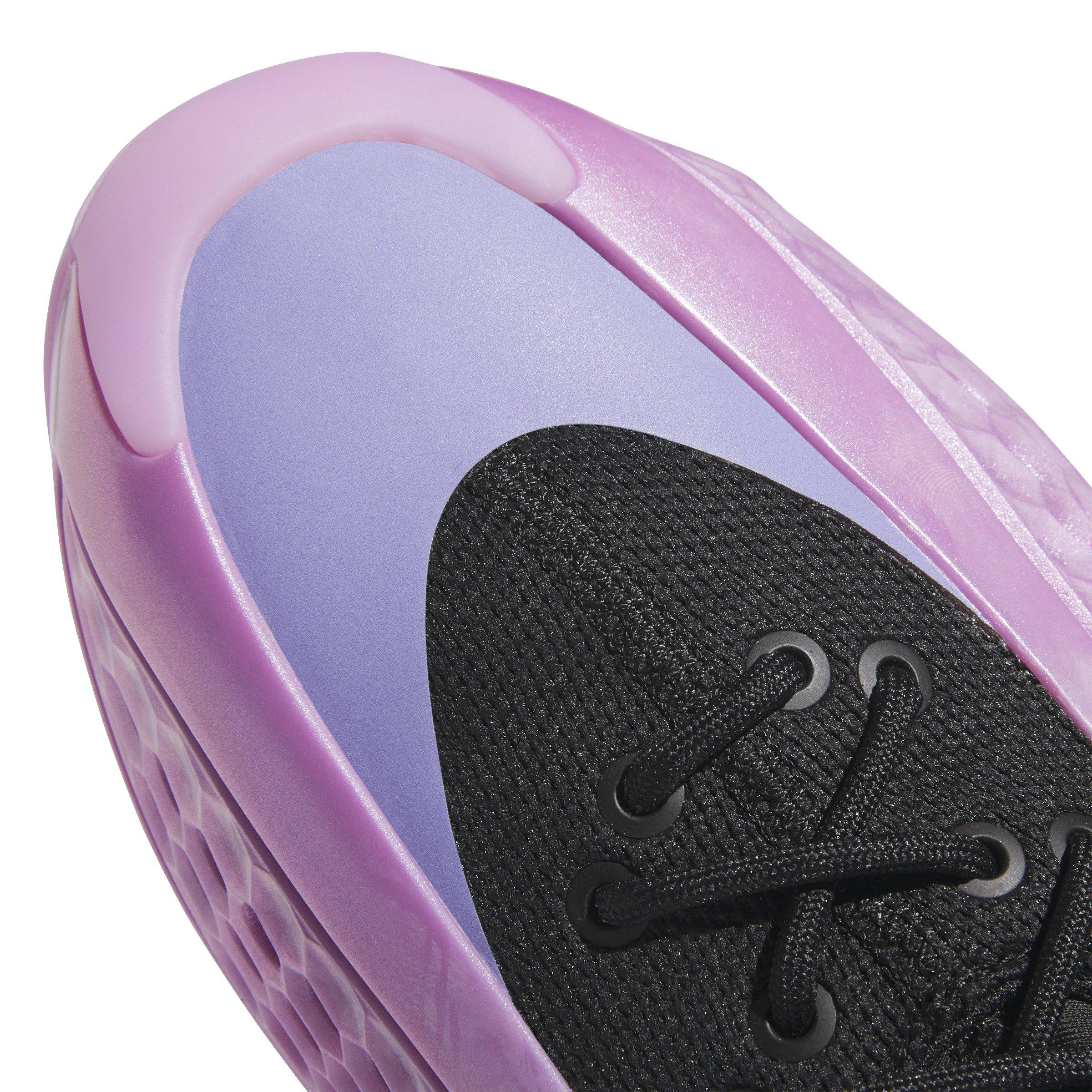 adidas Anthony Edwards 1 "Pre-Loved Purple" Men's Basketball Shoe - BLACK/PURPLE Thumbnail View 5