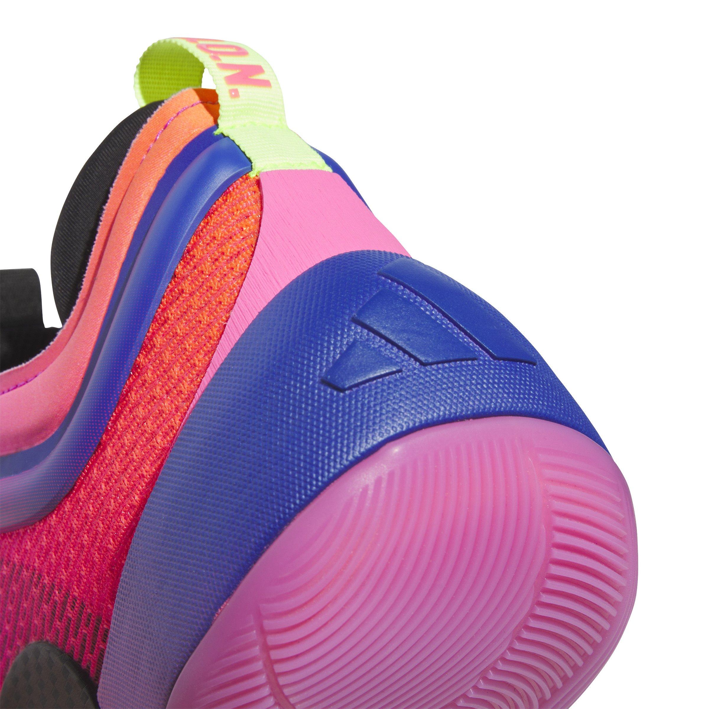 adidas D.O.N. Issue 6 "Camp" Men's Basketball Shoe - PURPLE/BLACK Thumbnail View 5