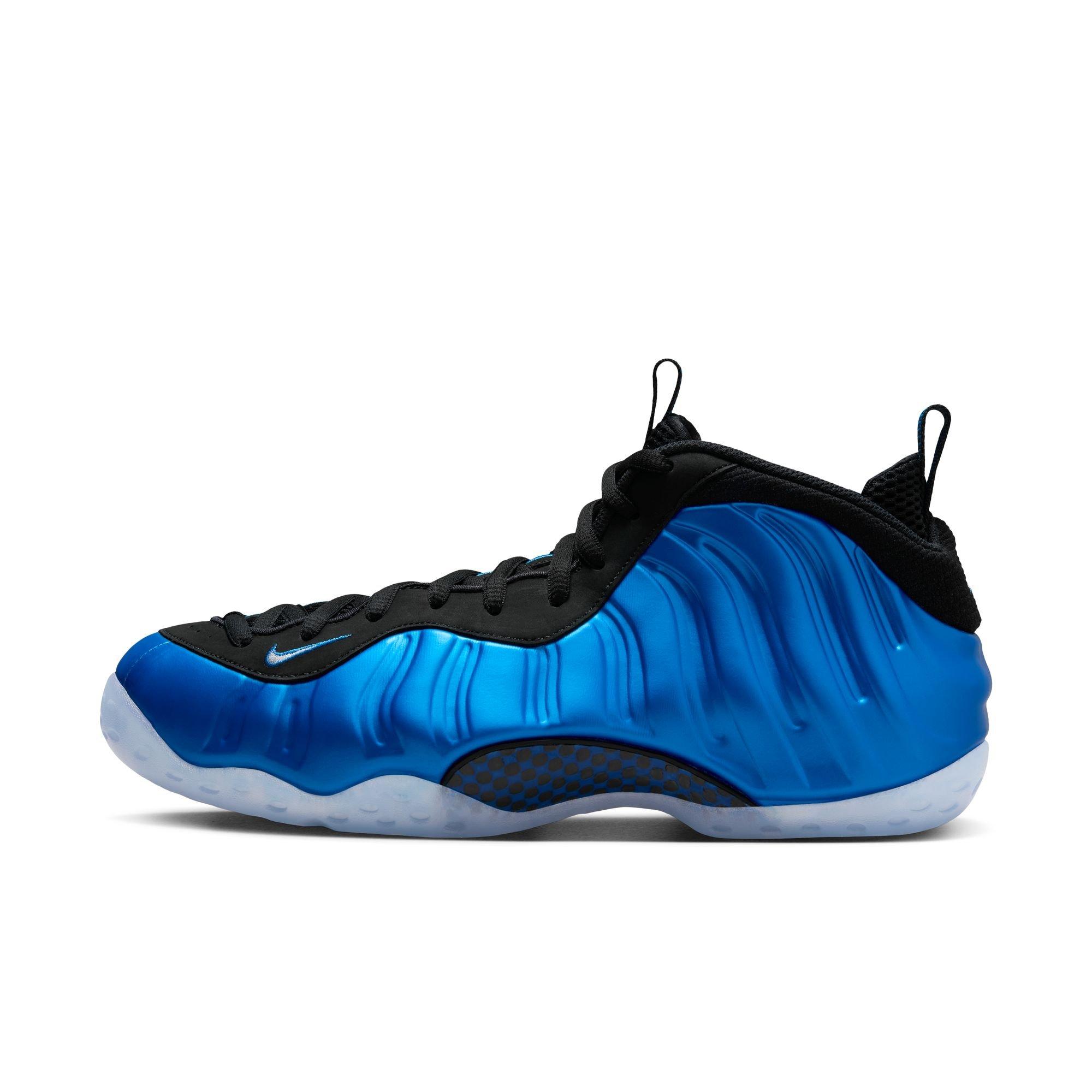 Nike Air Foamposite One "Neon Royal" Men's Shoe - NEON ROYAL/WHITE/BLACK Thumbnail View 6