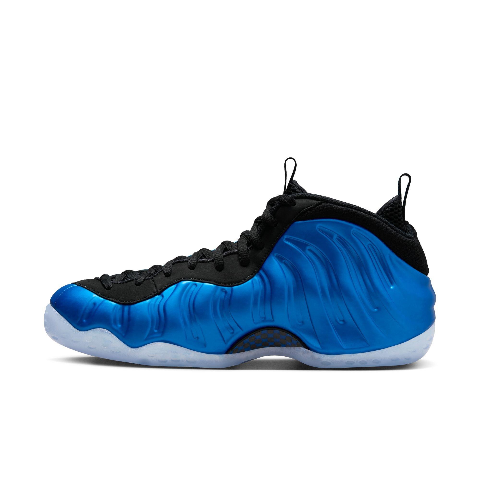 Nike Air Foamposite One "Neon Royal" Men's Shoe - NEON ROYAL/WHITE/BLACK Thumbnail View 7