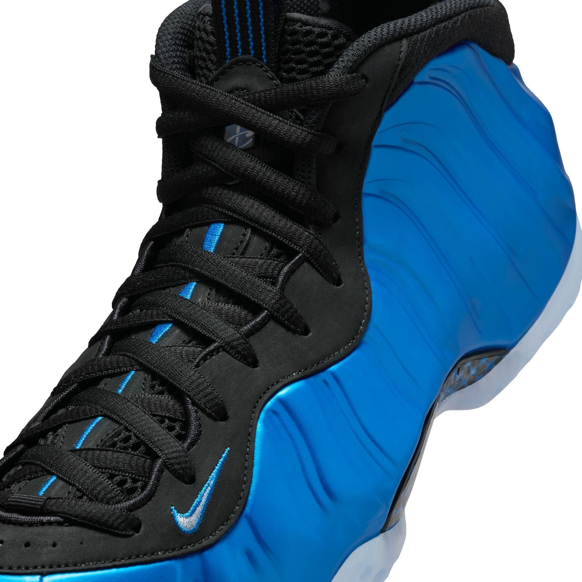 Nike Air Foamposite One "Neon Royal" Men's Shoe - NEON ROYAL/WHITE/BLACK Thumbnail View 4