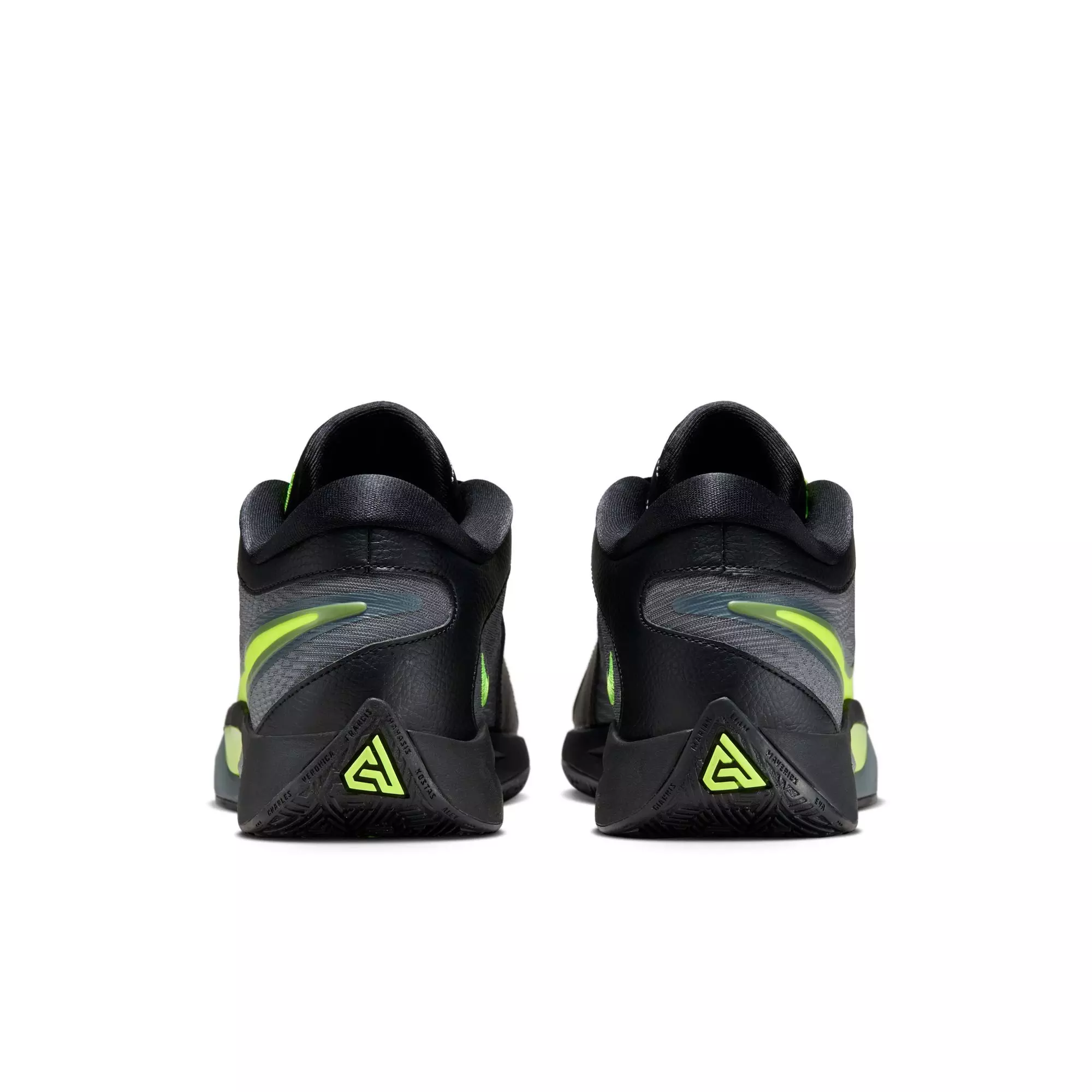 Nike Freak 6 "Naija" Men's Basketball Shoe - BLACK/VOLT/COOL GREY