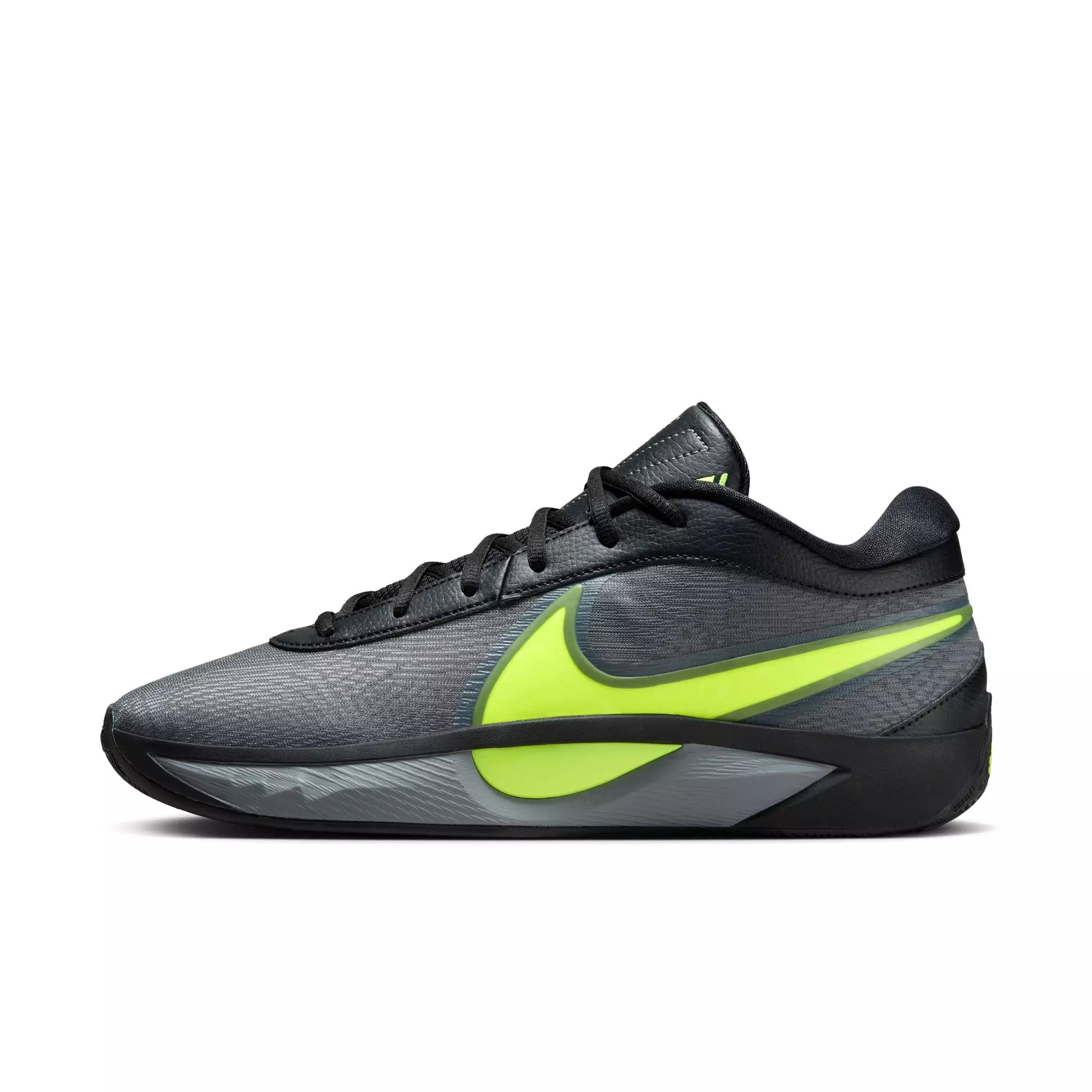 Nike Freak 6 "Naija" Men's Basketball Shoe - BLACK/VOLT/COOL GREY