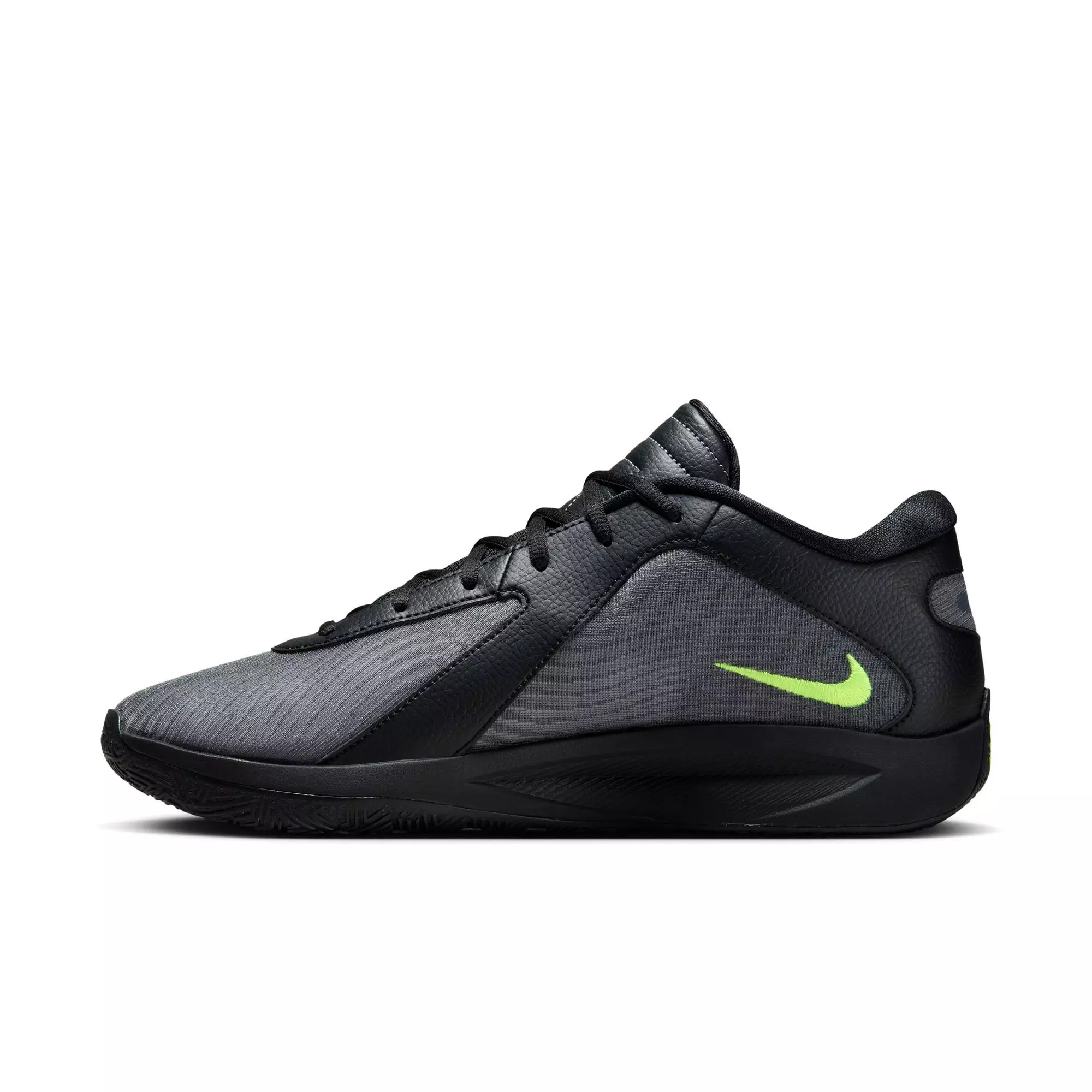 Nike Freak 6 "Naija" Men's Basketball Shoe - BLACK/VOLT/COOL GREY