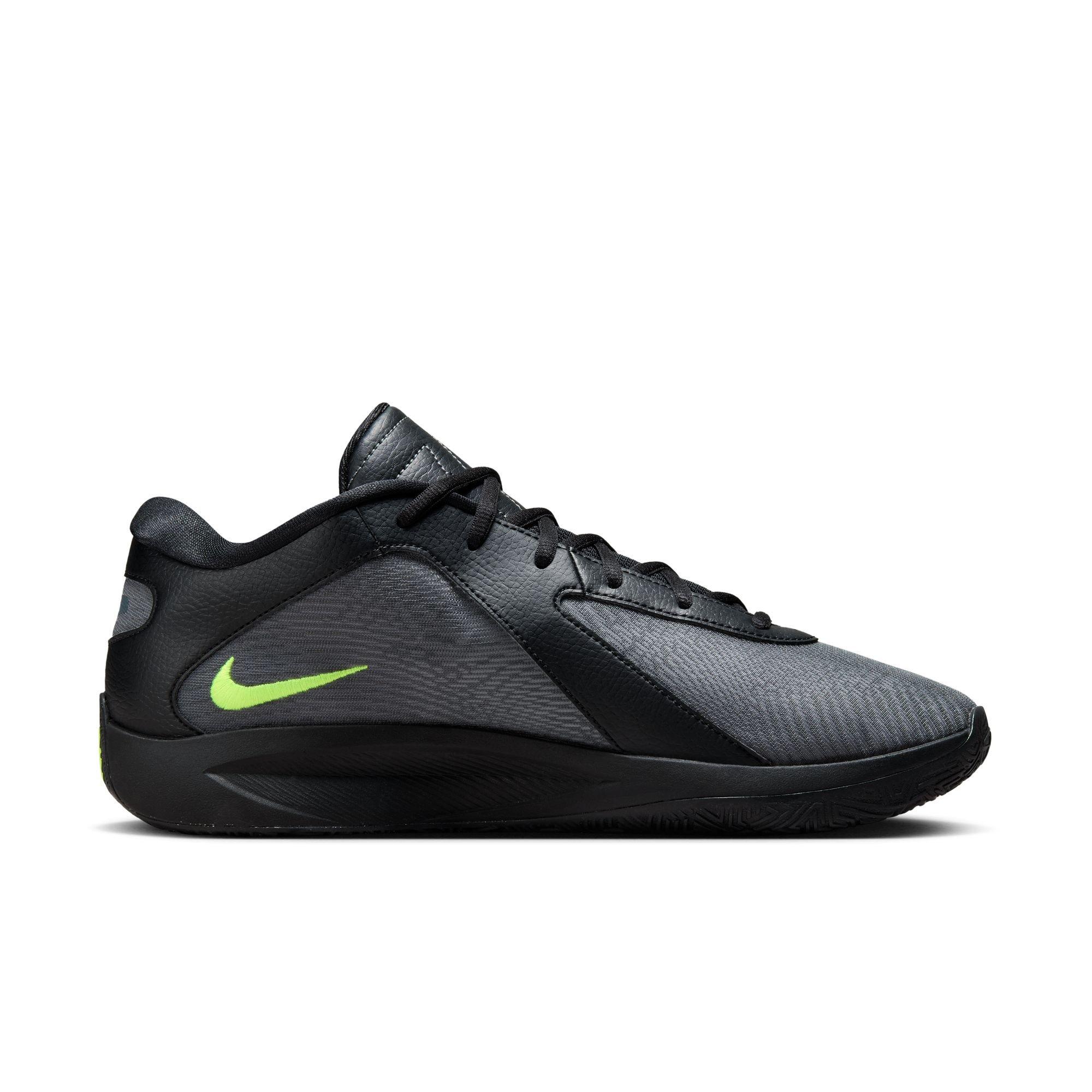 Nike Freak 6 "Naija" Men's Basketball Shoe - BLACK/VOLT/COOL GREY Thumbnail View 2