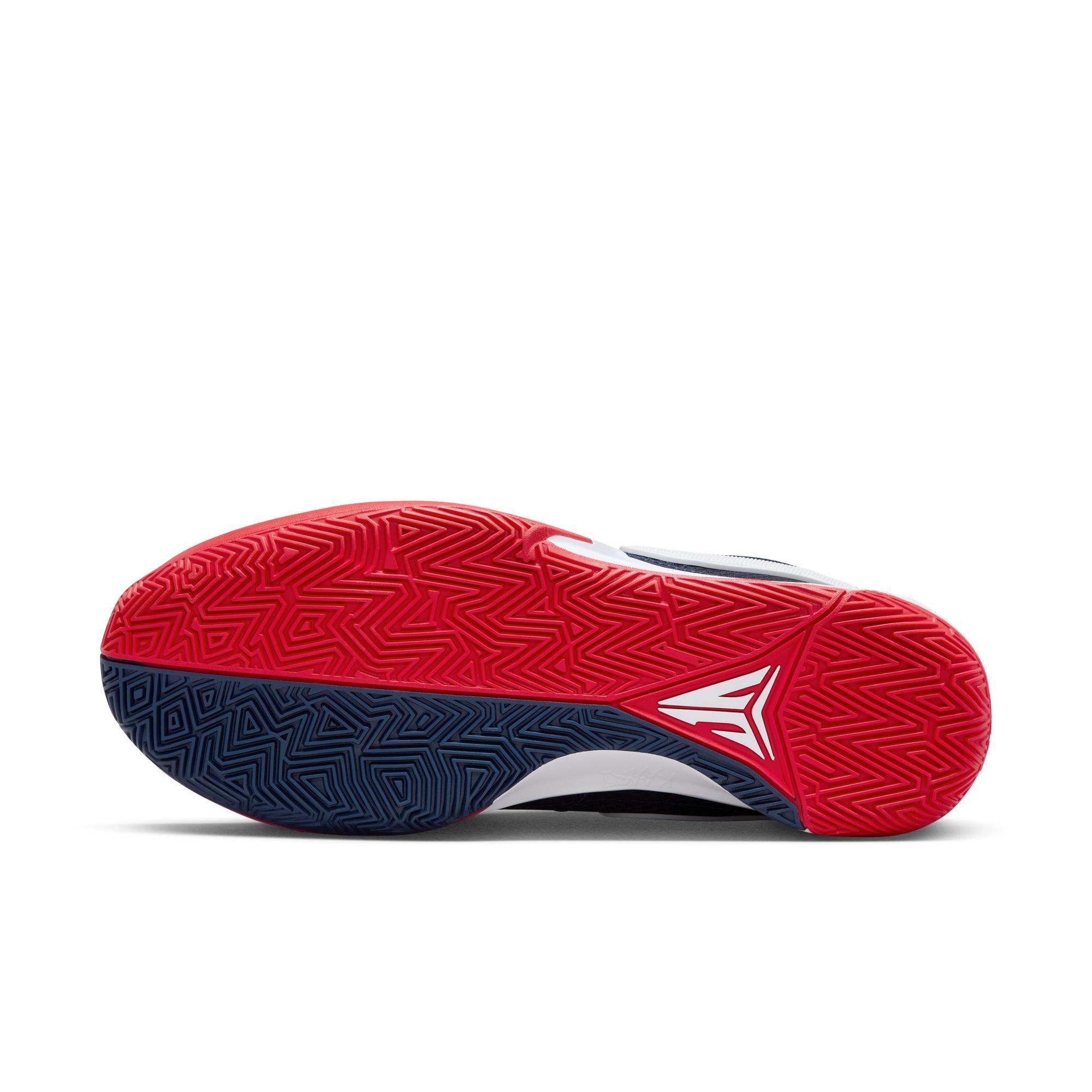Nike Ja 1 "USAB" Men's Basketball Shoe - MIDNIGHT NAVY/WHITE/UNIVERSITY RED Thumbnail View 11