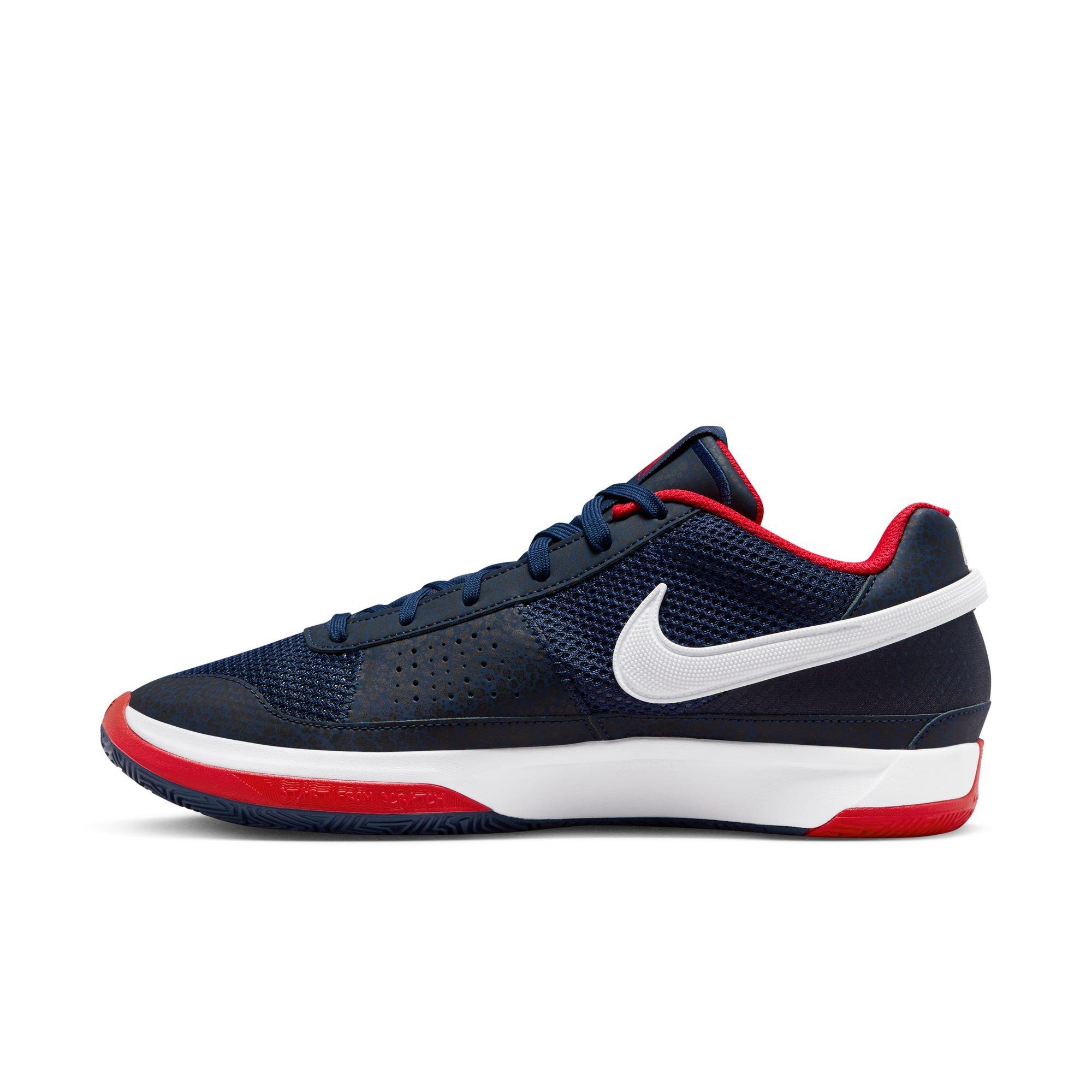 Nike Ja 1 "USAB" Men's Basketball Shoe - MIDNIGHT NAVY/WHITE/UNIVERSITY RED Thumbnail View 8