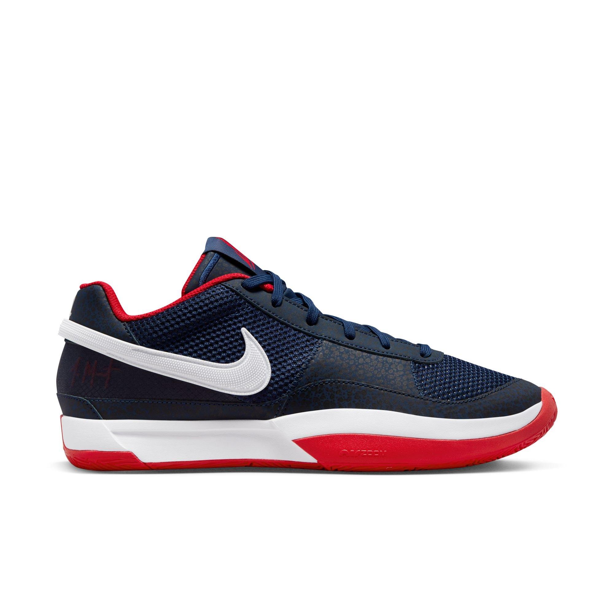 Nike Ja 1 "USAB" Men's Basketball Shoe - MIDNIGHT NAVY/WHITE/UNIVERSITY RED Thumbnail View 1