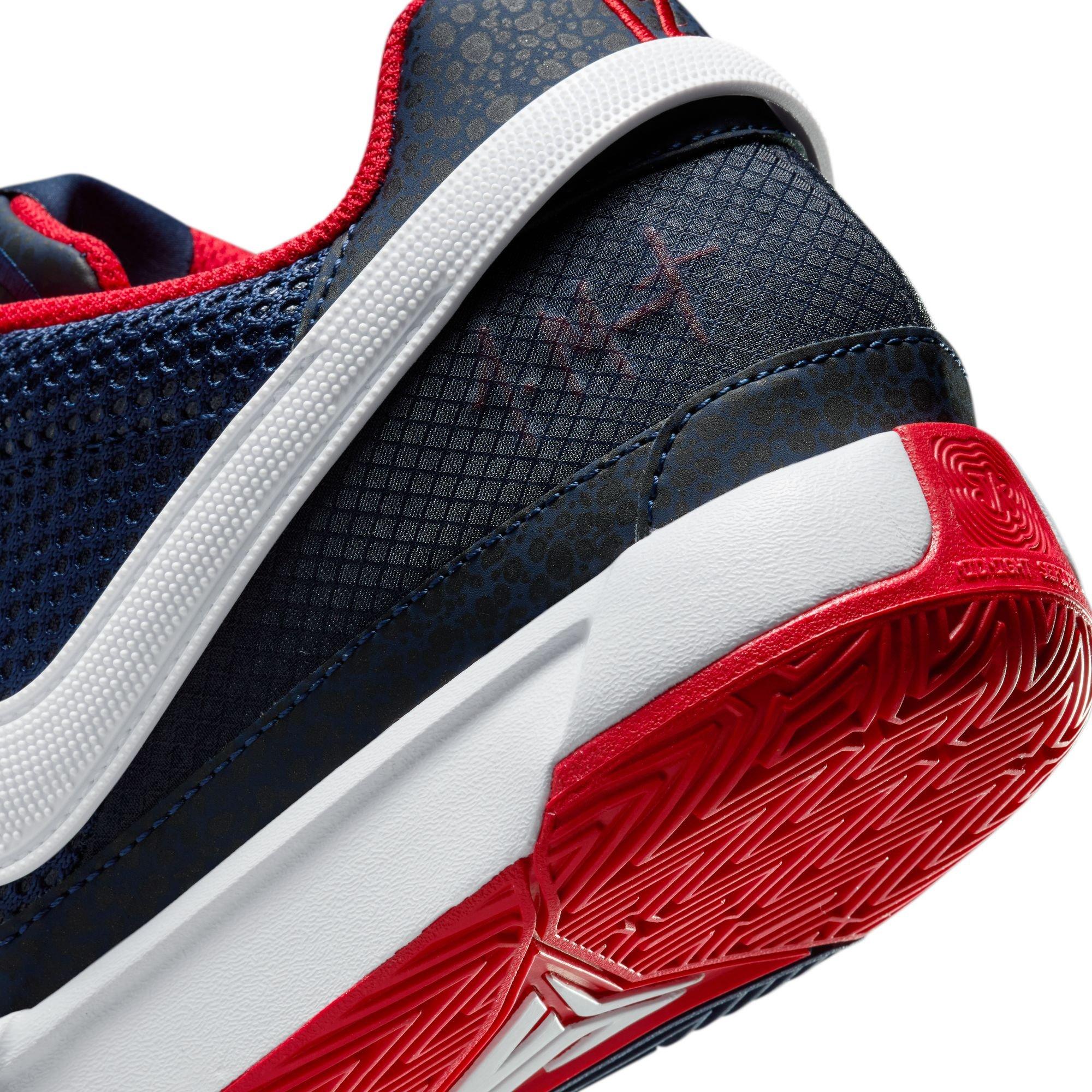 Nike Ja 1 "USAB" Men's Basketball Shoe - MIDNIGHT NAVY/WHITE/UNIVERSITY RED Thumbnail View 5