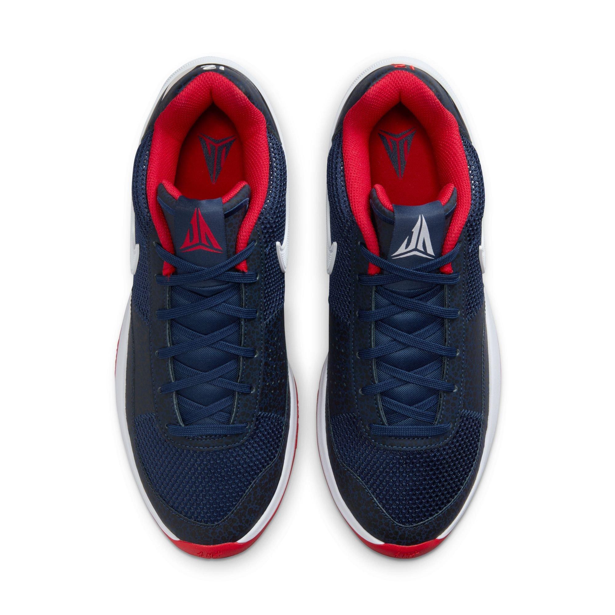 Nike Ja 1 "USAB" Men's Basketball Shoe - MIDNIGHT NAVY/WHITE/UNIVERSITY RED Thumbnail View 10