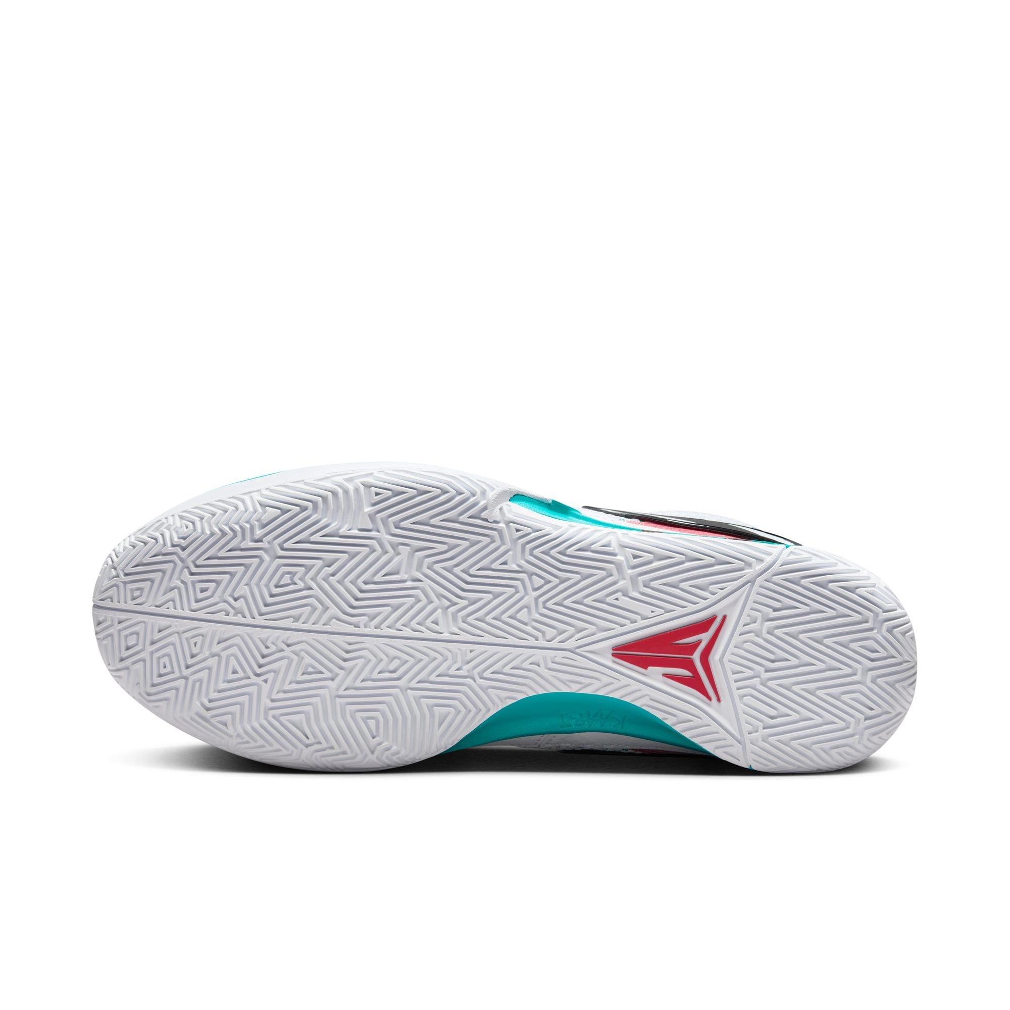 Nike Ja 1 "Reverse Scratch" Men's Basketball Shoe - WHITE/BLACK/TURBO GREEN Thumbnail View 10