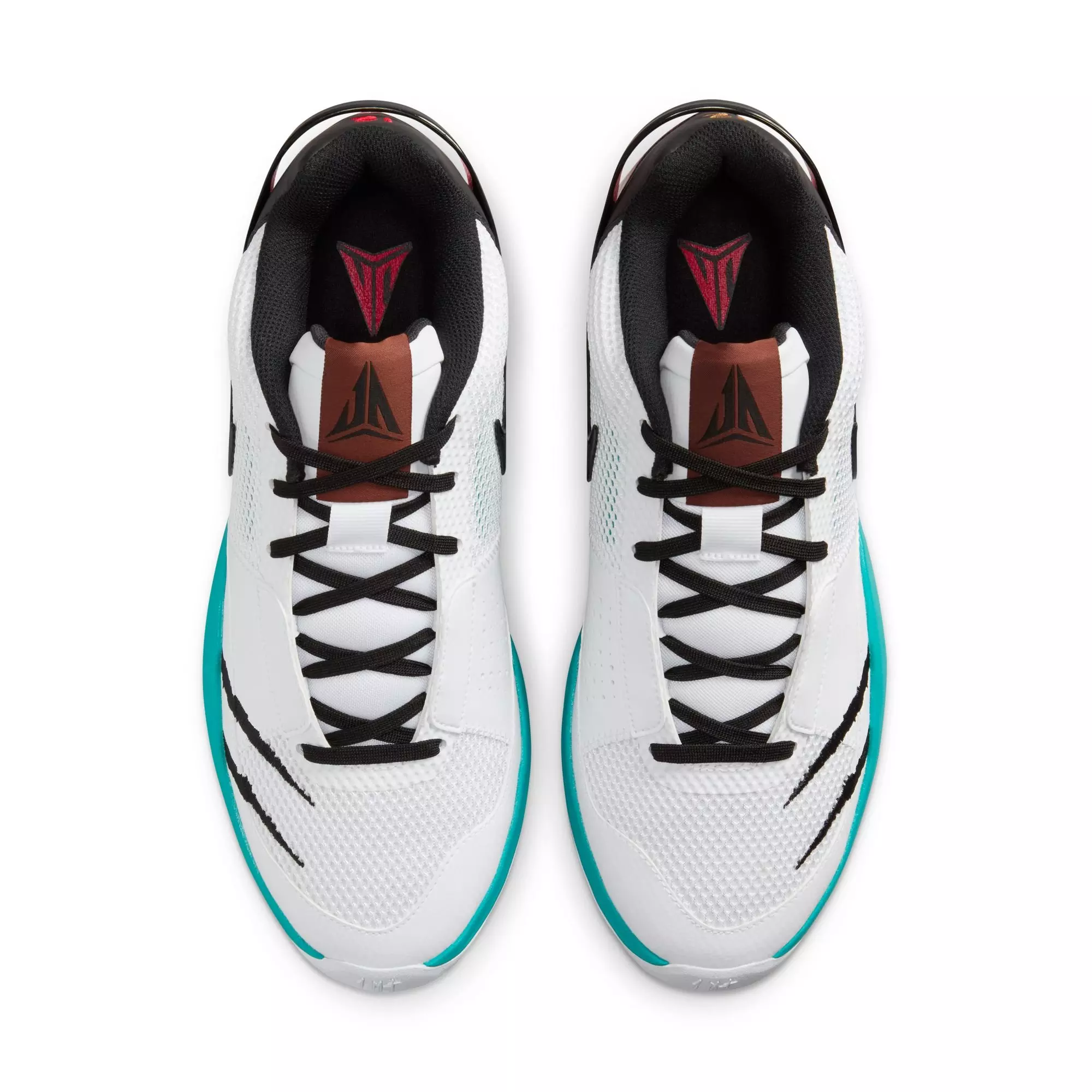 Nike Ja 1 "Reverse Scratch" Men's Basketball Shoe - WHITE/BLACK/TURBO GREEN